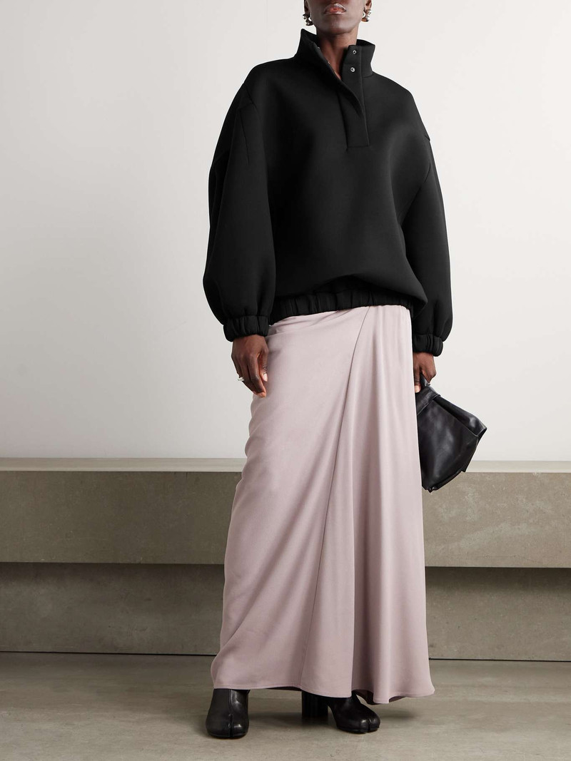 Dries Van Noten Oversized cotton-blend jersey turtleneck sweatshirt outlook