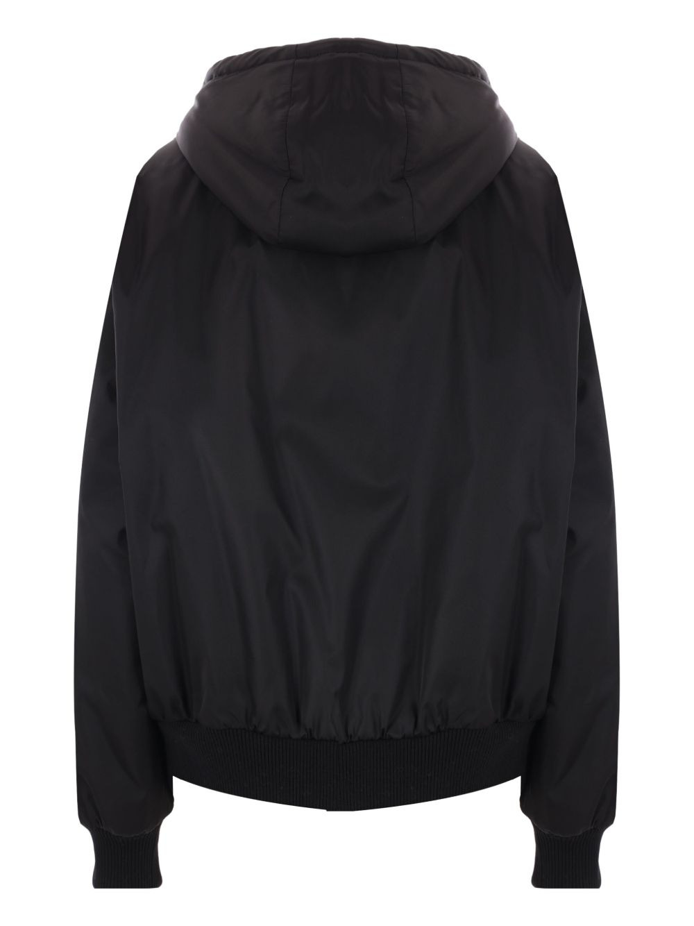 Re-Nylon triangle-logo hooded jacket - 2
