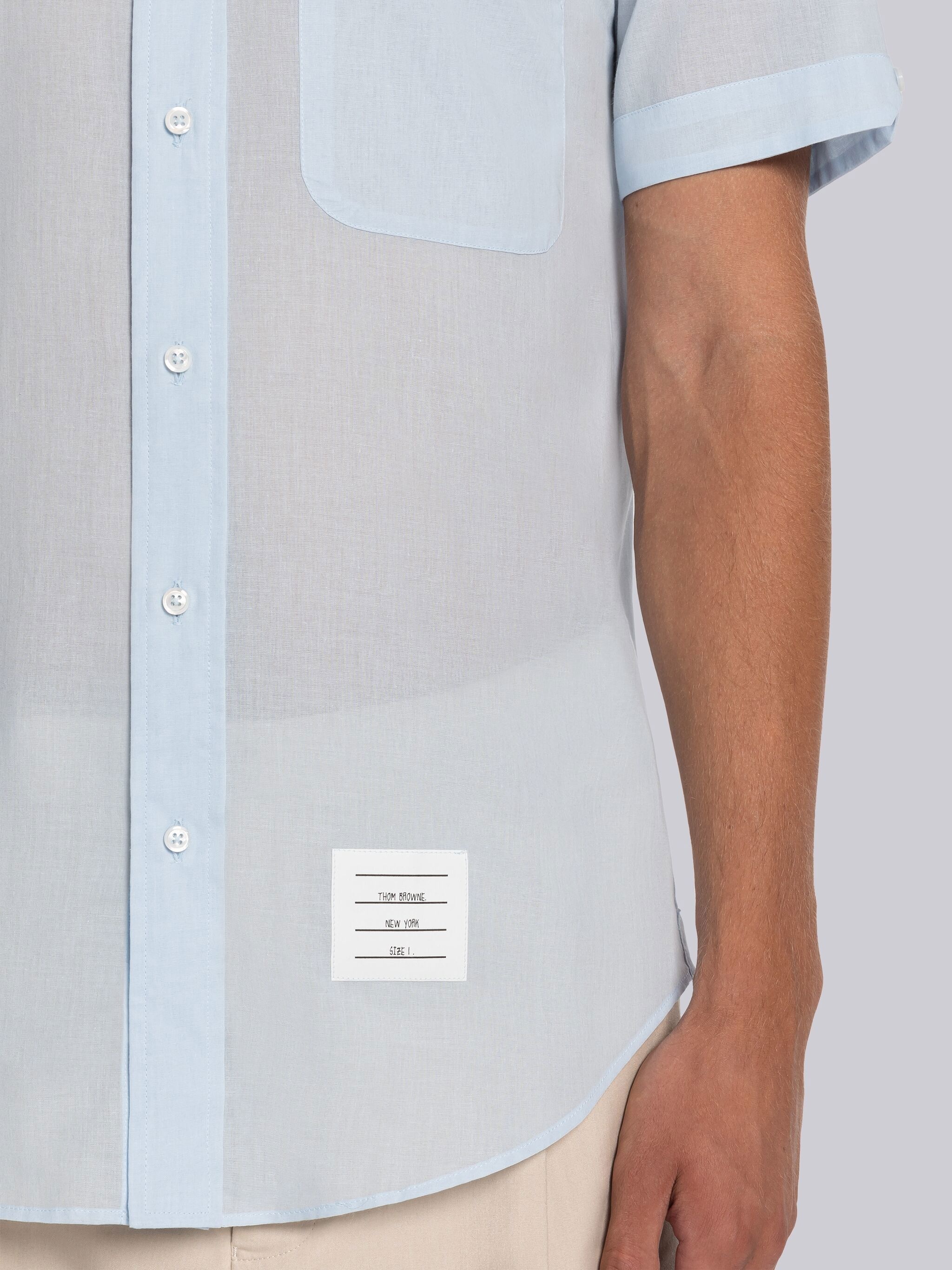 Cotton Voile Short Sleeve Shirt - 6