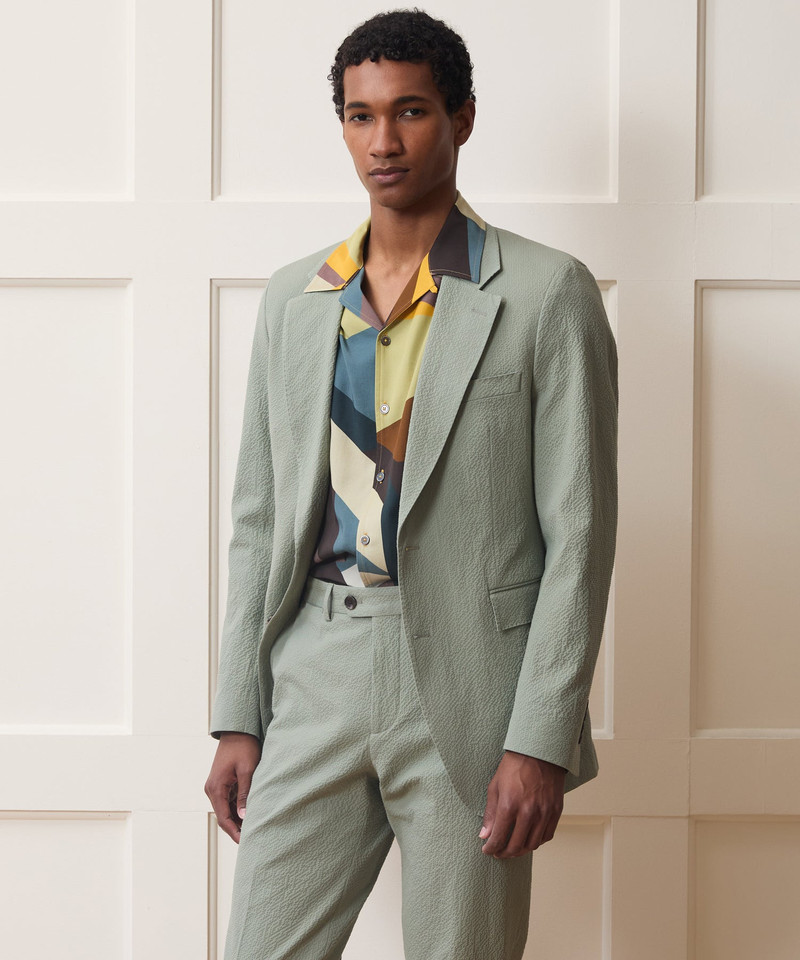 TODD SNYDER Italian Seersucker Sutton Jacket outlook