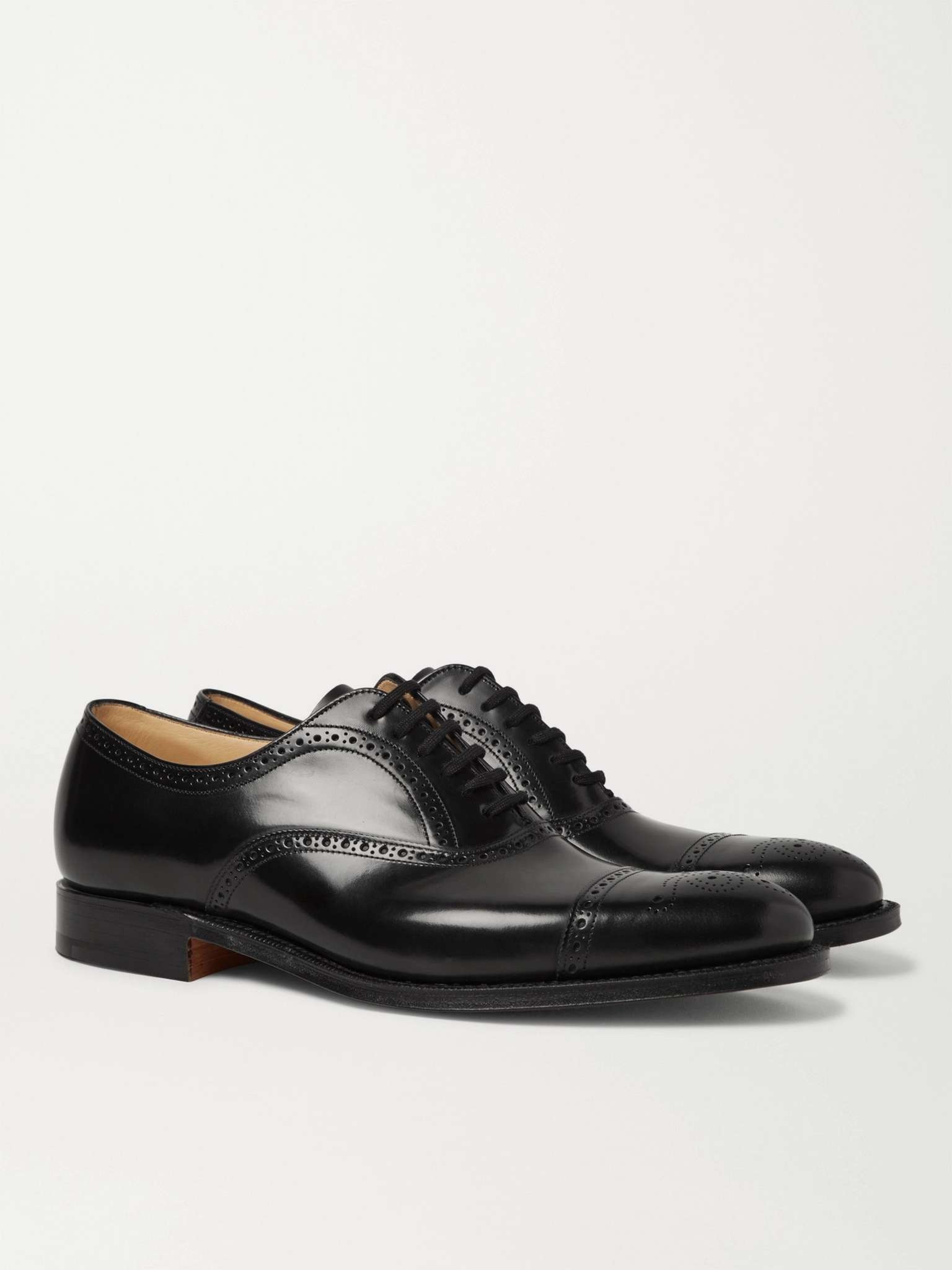 Berlin Leather Wingtip Brogues - 4