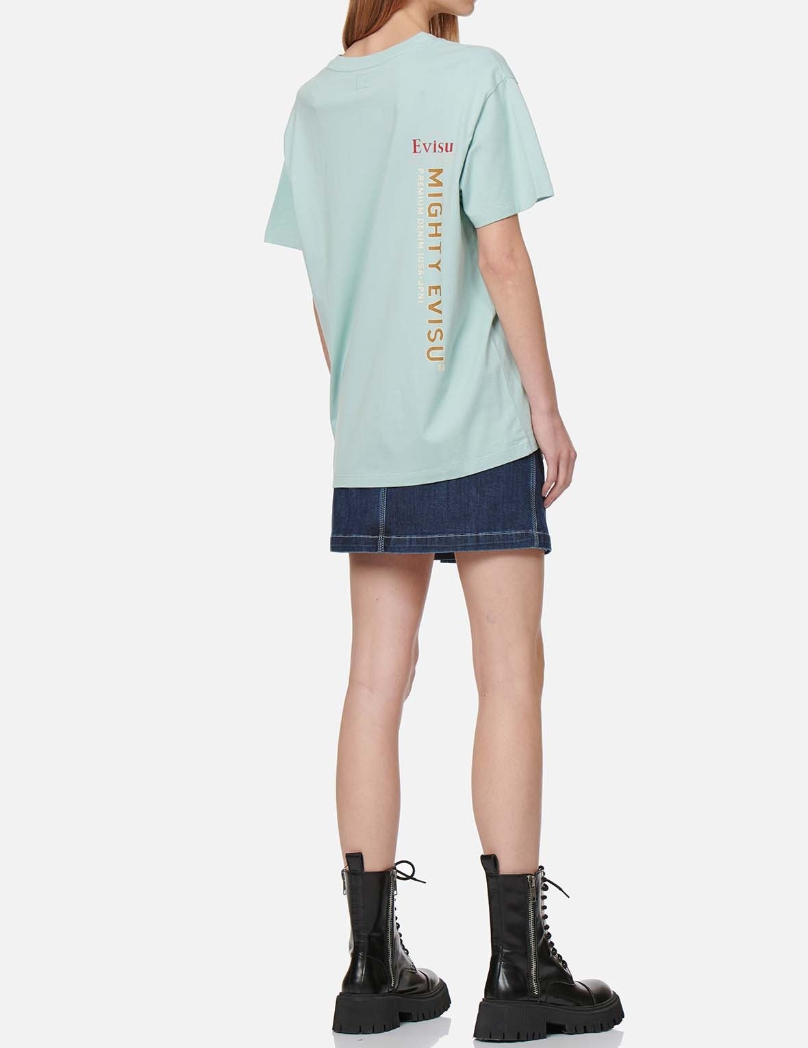 LOGO DENIM SKIRT WITH CARGO POCKET - 5