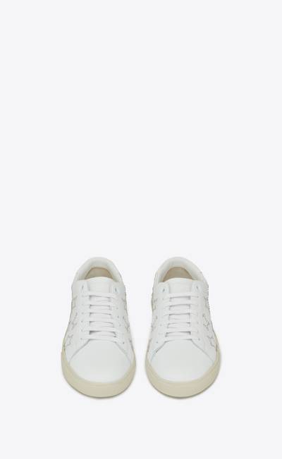 SAINT LAURENT court classic sl/06 california sneakers in smooth leather outlook