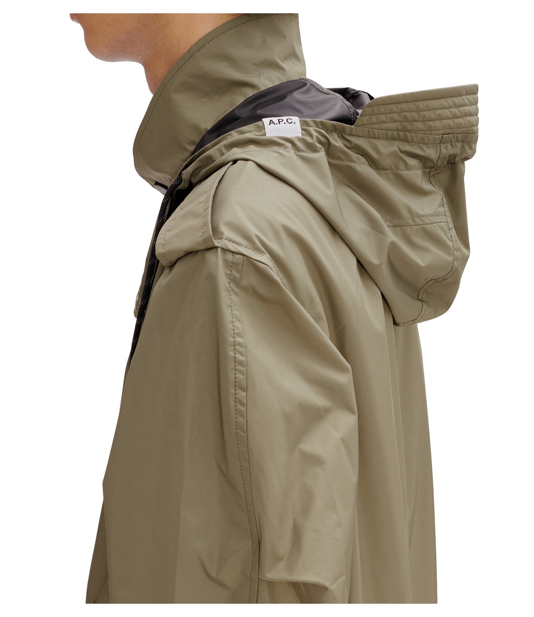 A.P.C. Antonny Parka Pale Khaki | slamjam | REVERSIBLE
