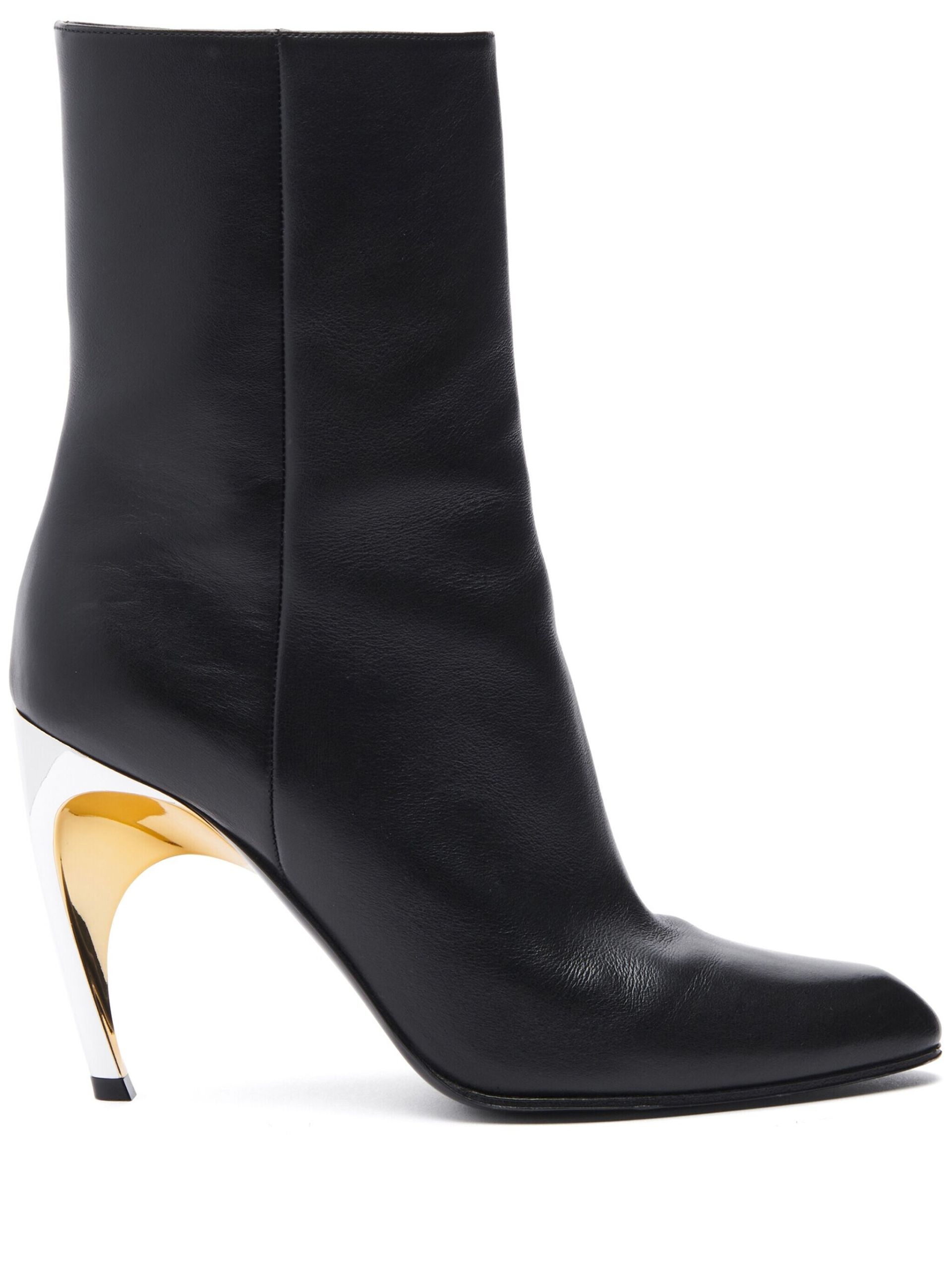 black Armadillo 95 leather ankle boots - 1