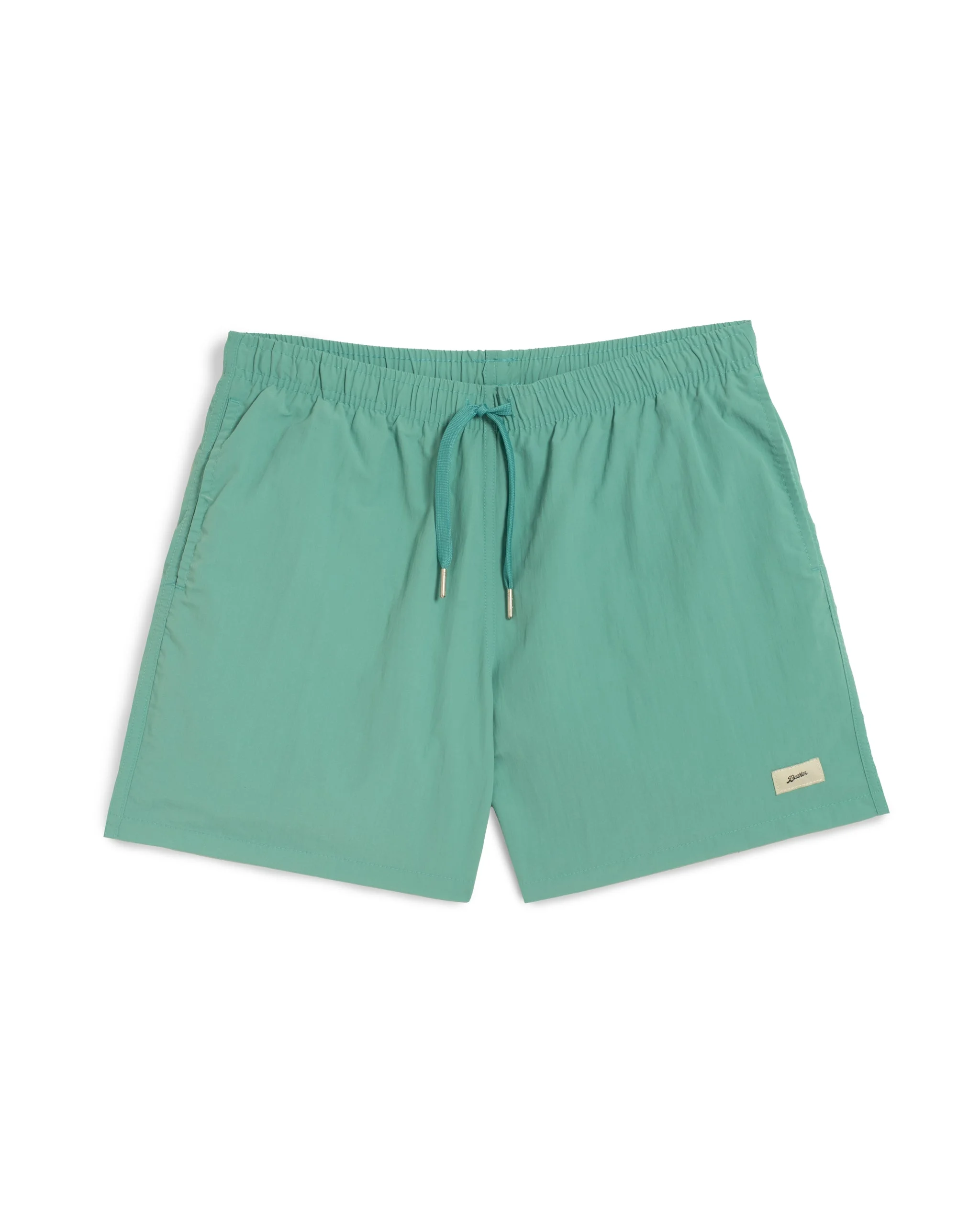 Solid Teal Swim Trunk - 1