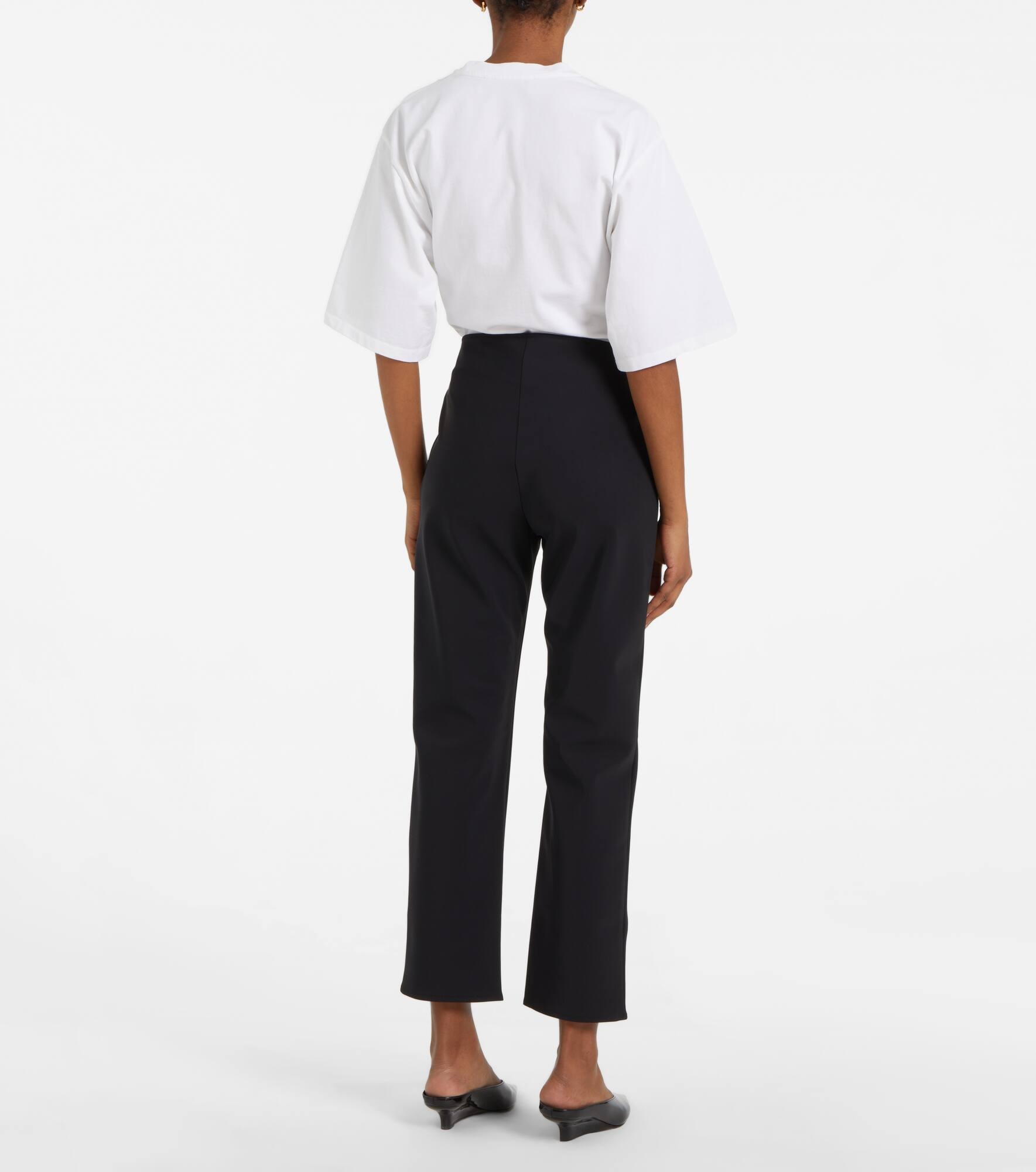 Scuba cropped slim pants - 3