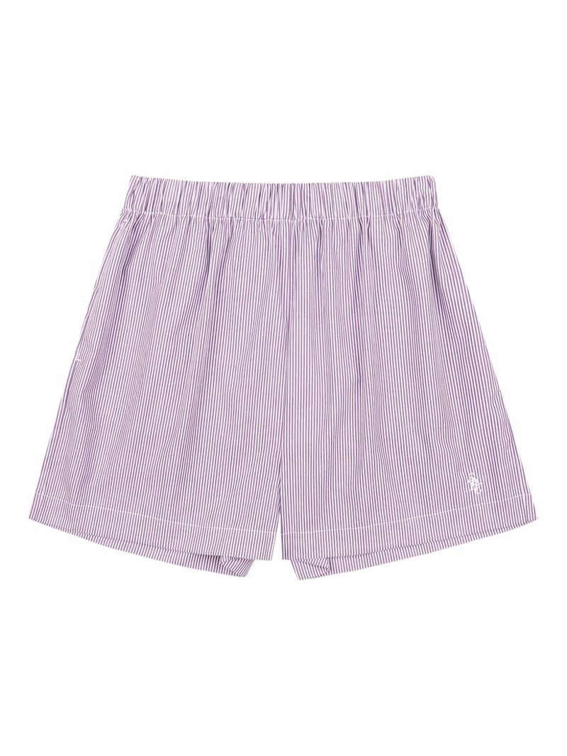 striped poplin shorts 1