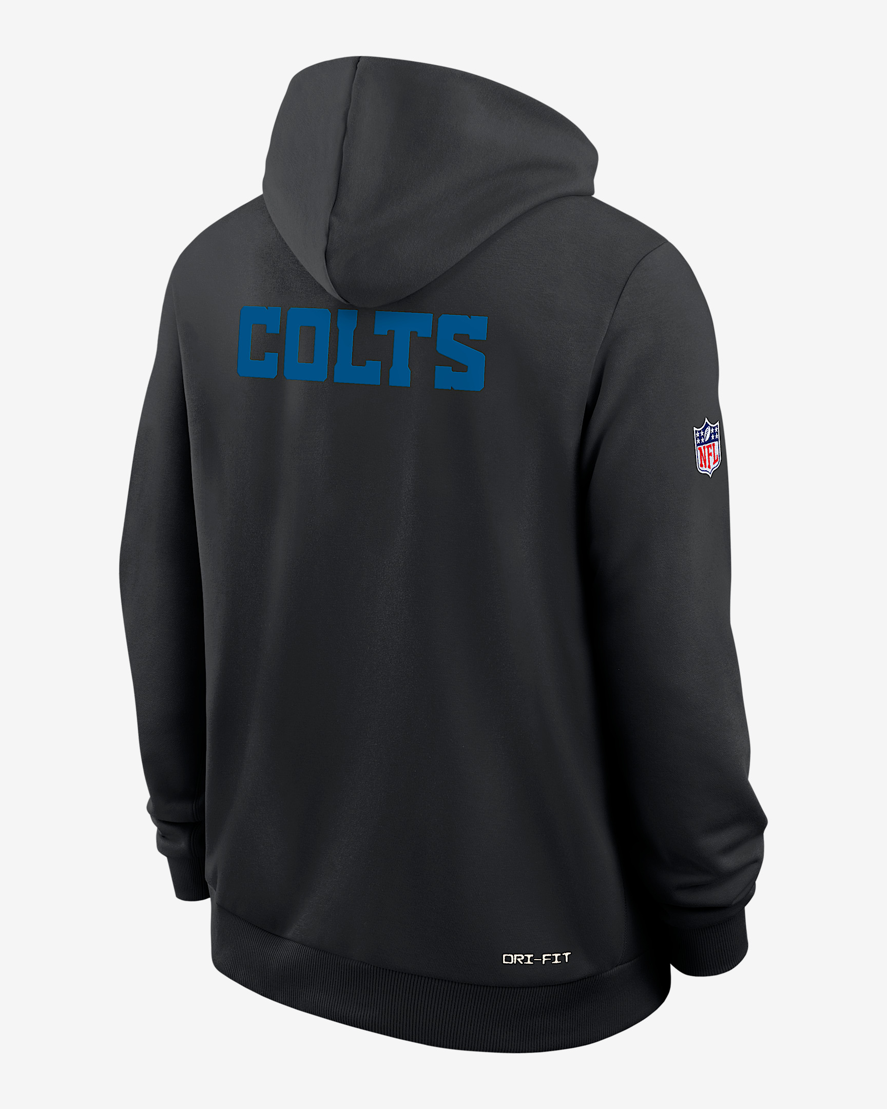 Indianapolis Colts Alt 2 Tight Coverage Sideline Men's Nike Dri-FIT NFL Pullover Hoodie - 2