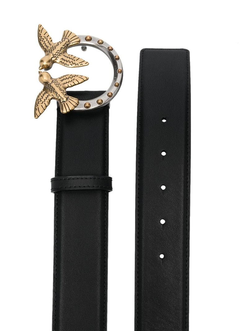 PINKO Love Birds buckle belt outlook