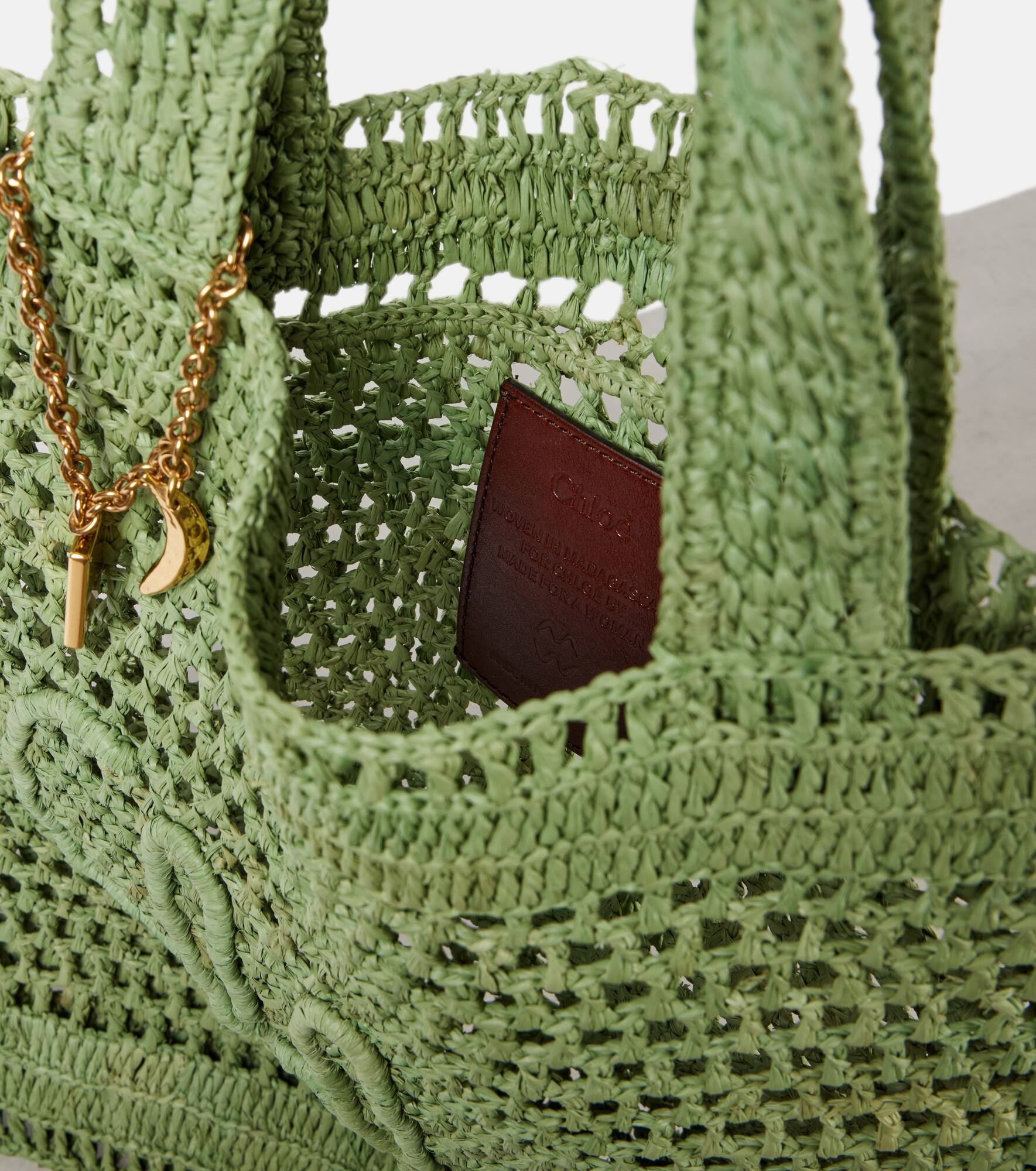 Summer Banana braided tote bag - 3