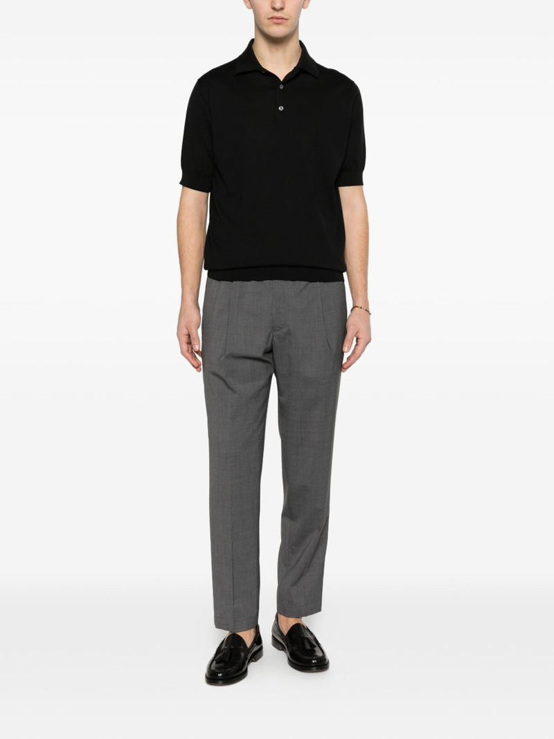 LARDINI button-fastening polo shirt outlook