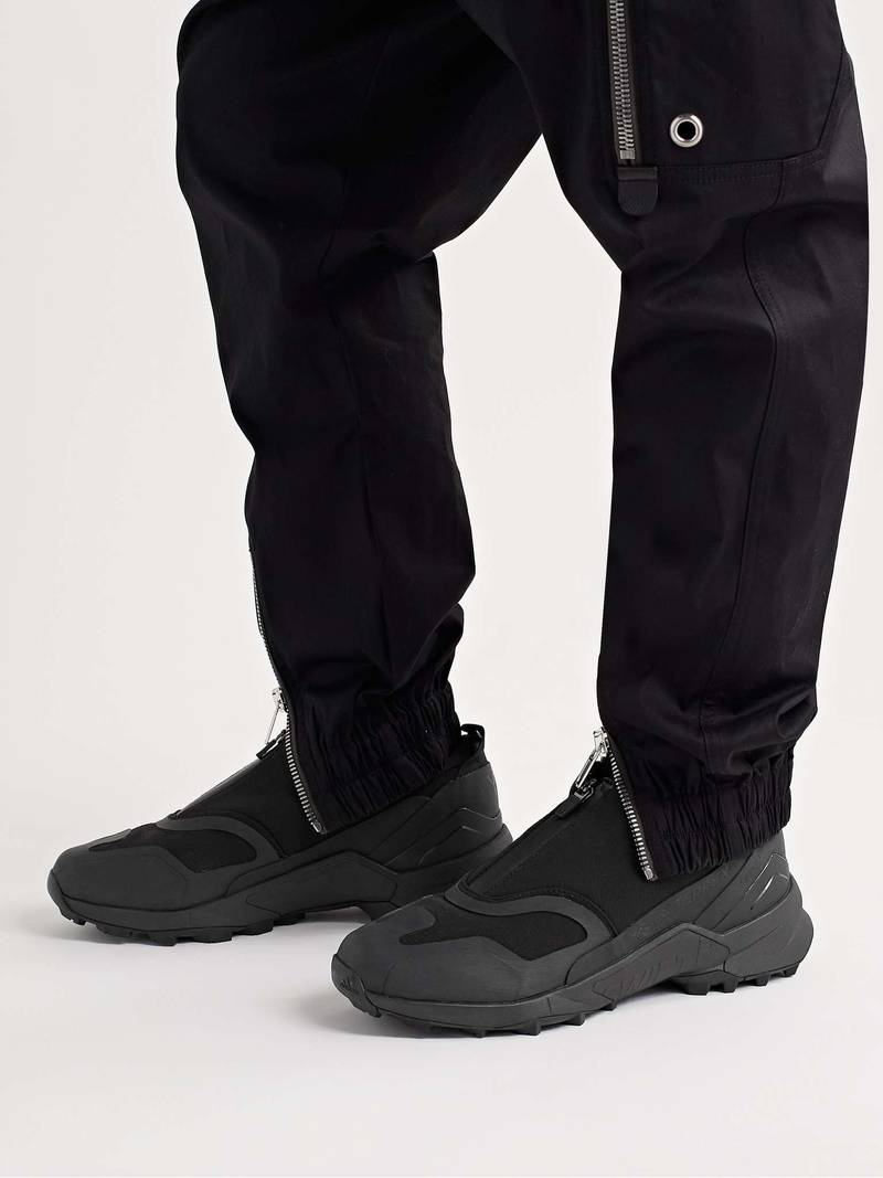 Y-3 Swift R3 GTX Rubber-Trimmed Neoprene Sneakers outlook
