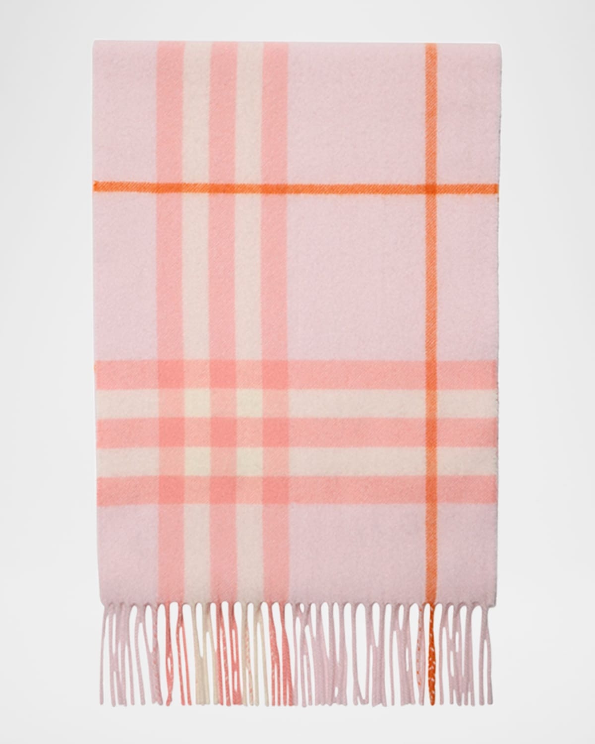 Giant Check Cashmere Scarf - 1