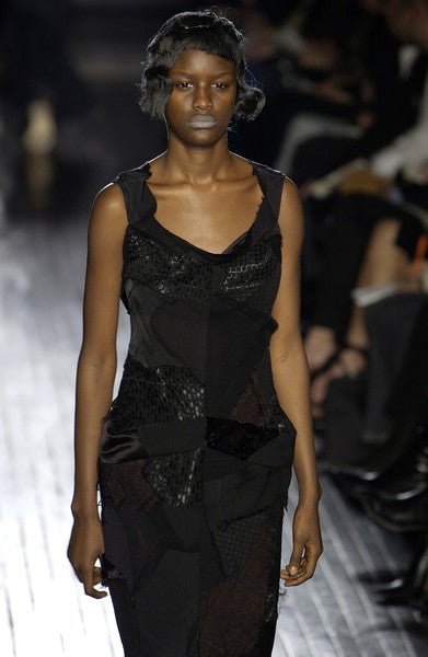 Junya Watanabe Fall 2002 Masterpiece Patchwork Mermaid Maxi Dress - 3