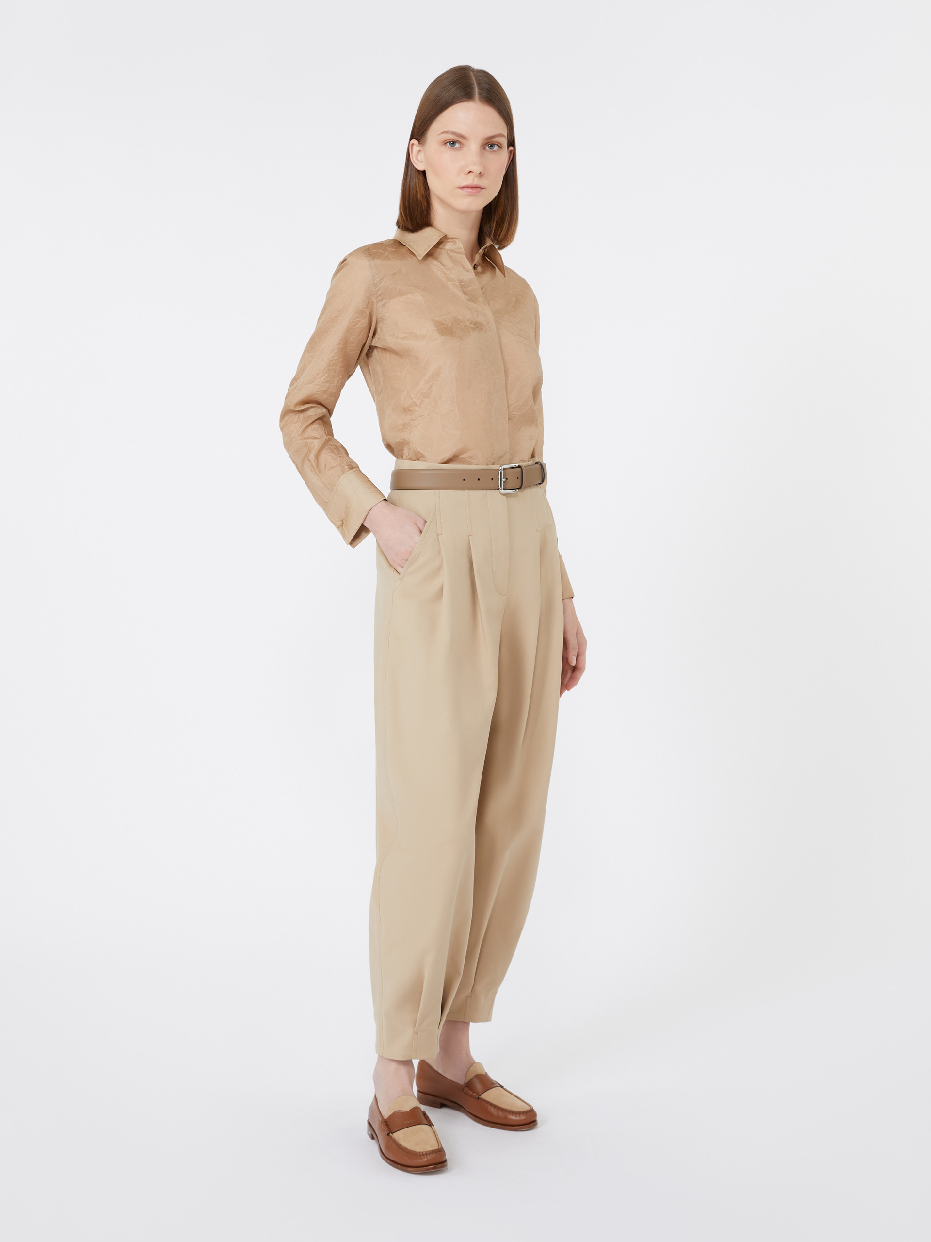 ELOISA Silk canvas shirt - 2