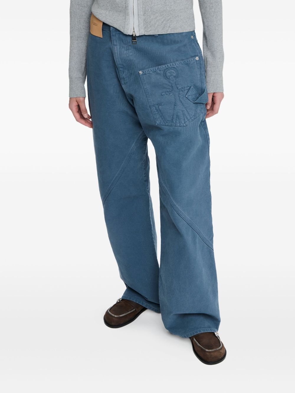 Twisted Workwear anchor trousers - 4