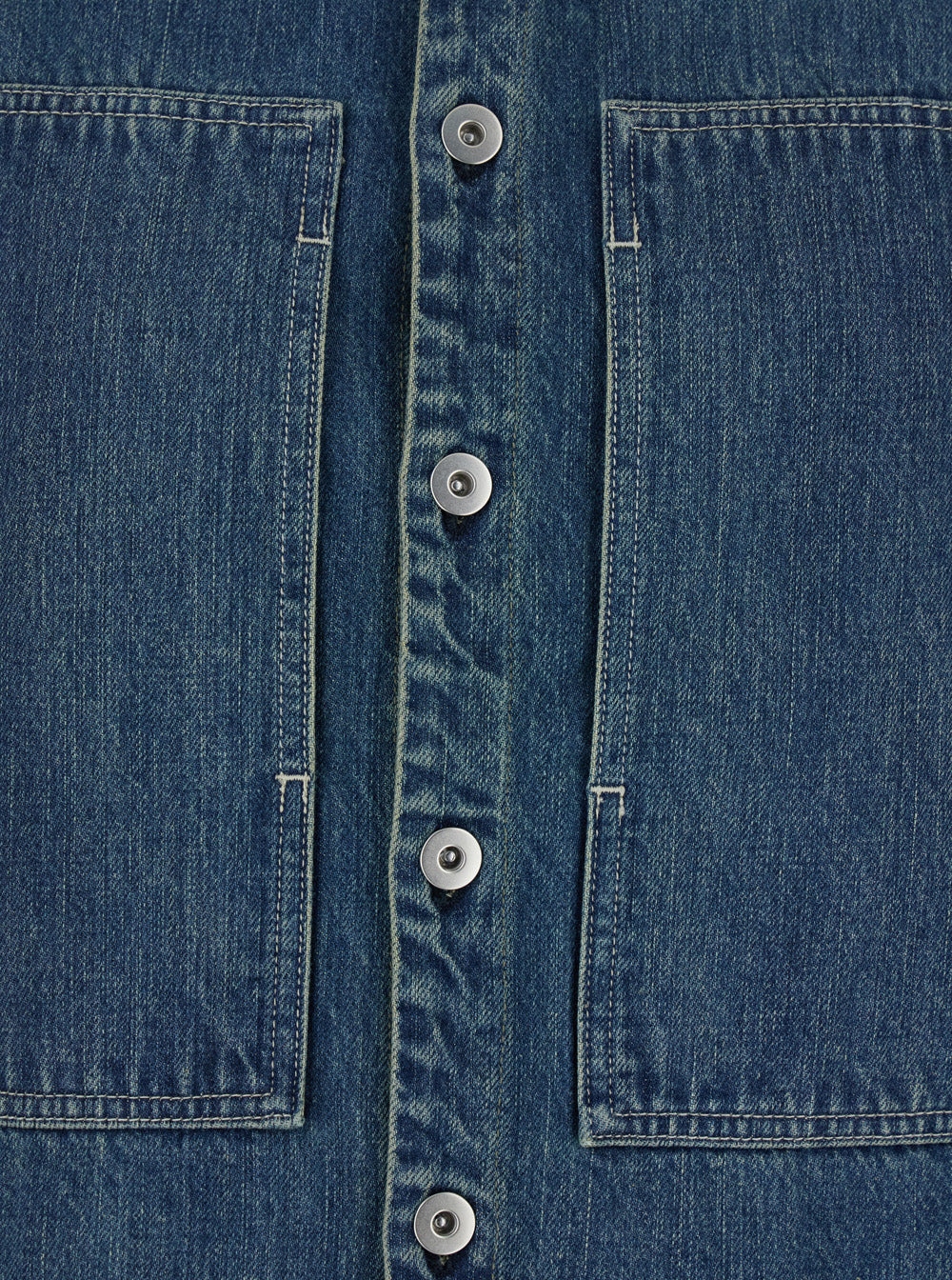 Jil Sander Women Blue Shirt With Classic Collar And Logo Patch On The Rear In Denim Woman - 3
