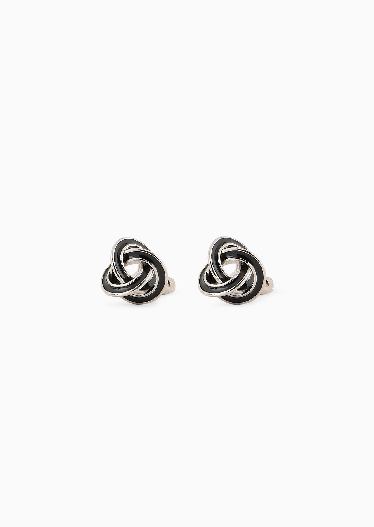 Sterling silver knot-shaped cufflinks - 1