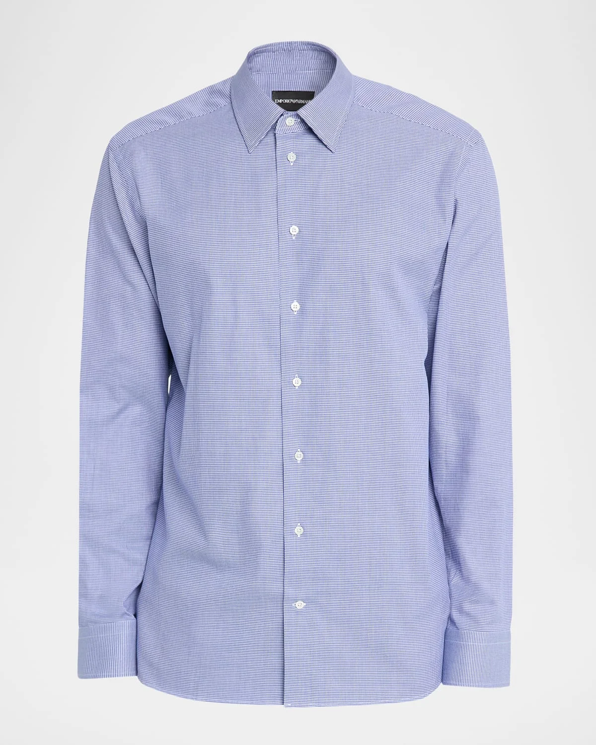 Men's Cotton Micro-Houndstooth Classic Fit Sport Shirt - 1