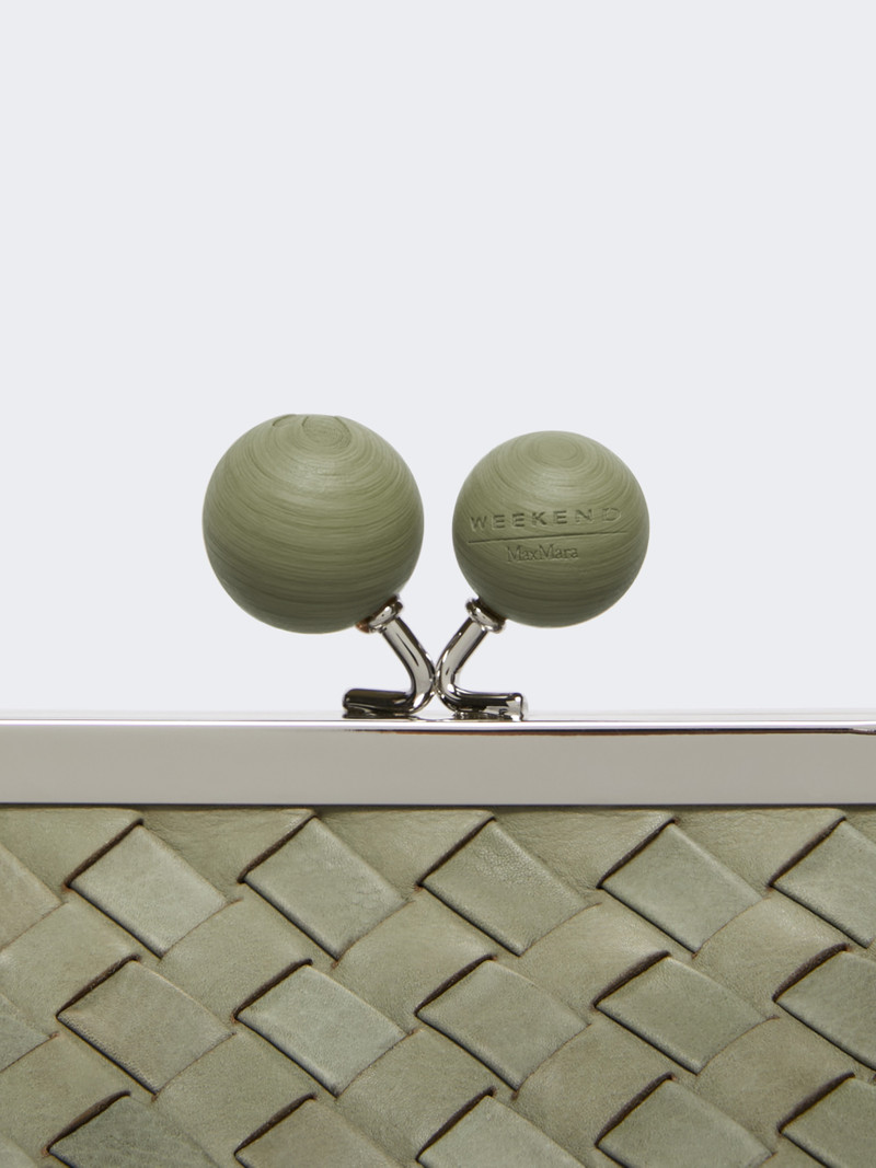 PANCIA Medium woven leather Pasticcino Bag 5