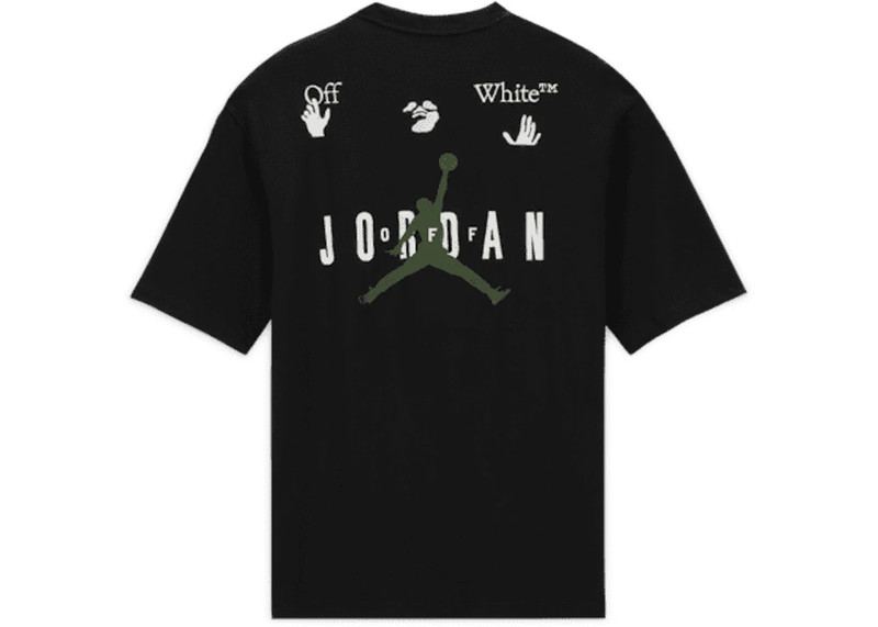 Off-White OFF-WHITE x Jordan T-shirt Black outlook