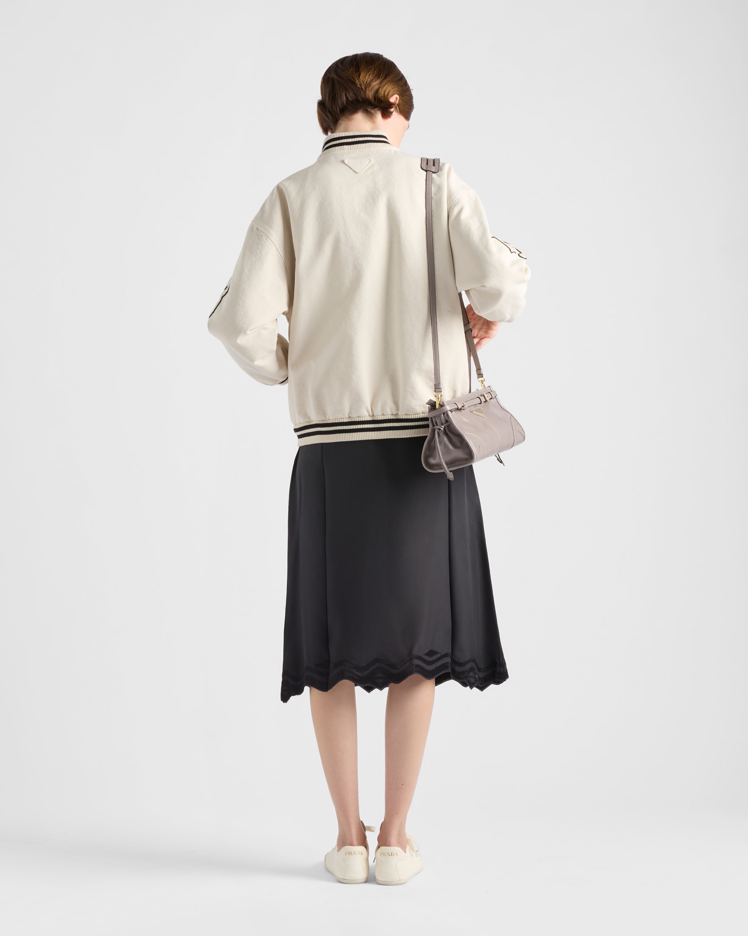 Canvas bomber jacket with patches - 5
