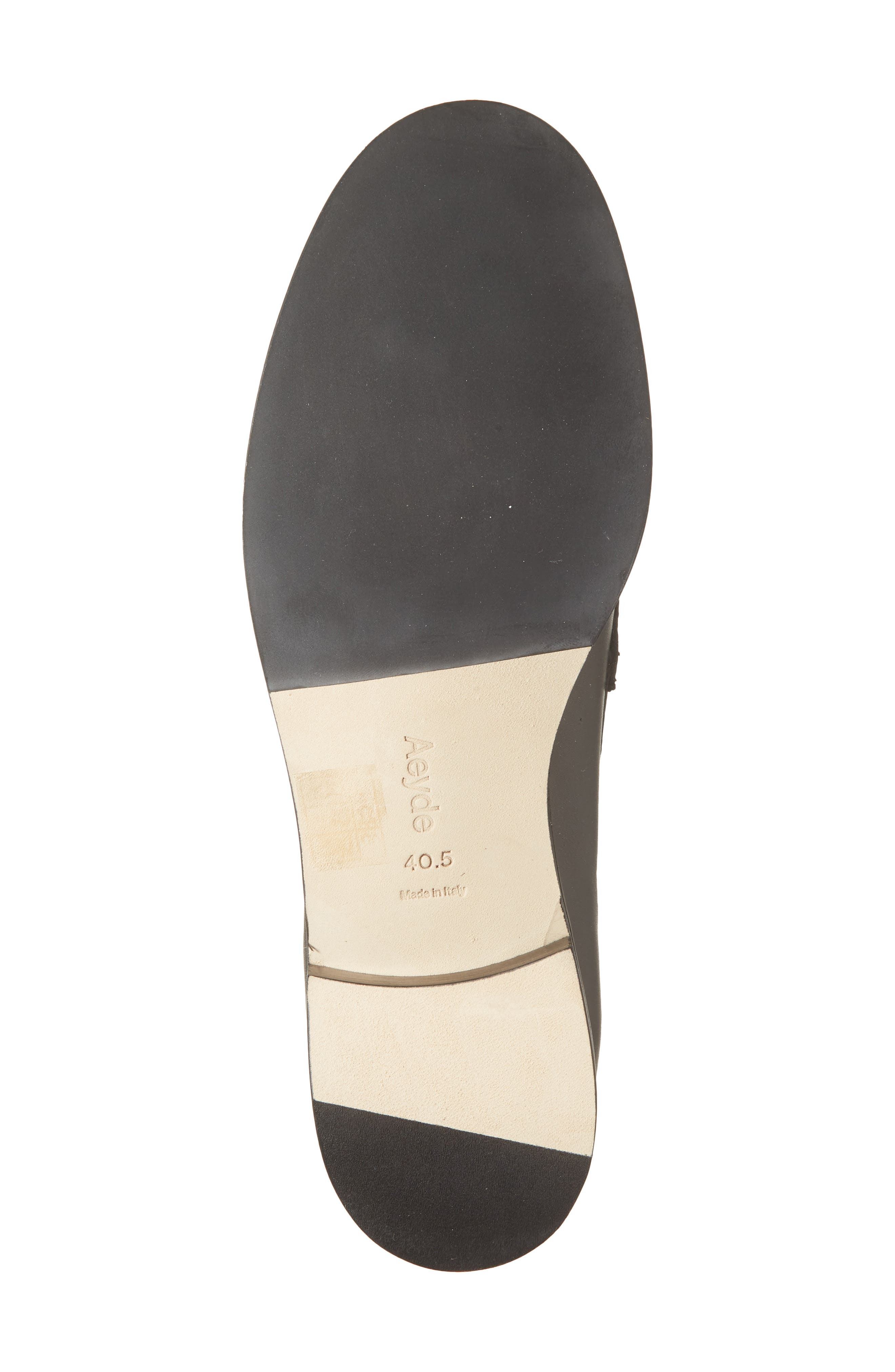 aeyde Oscar Penny Loafer in Black at Nordstrom - 6