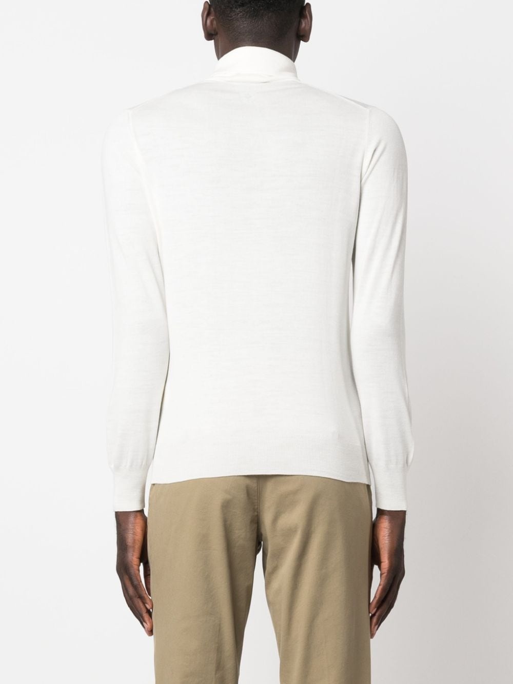 roll-neck wool jumper - 4