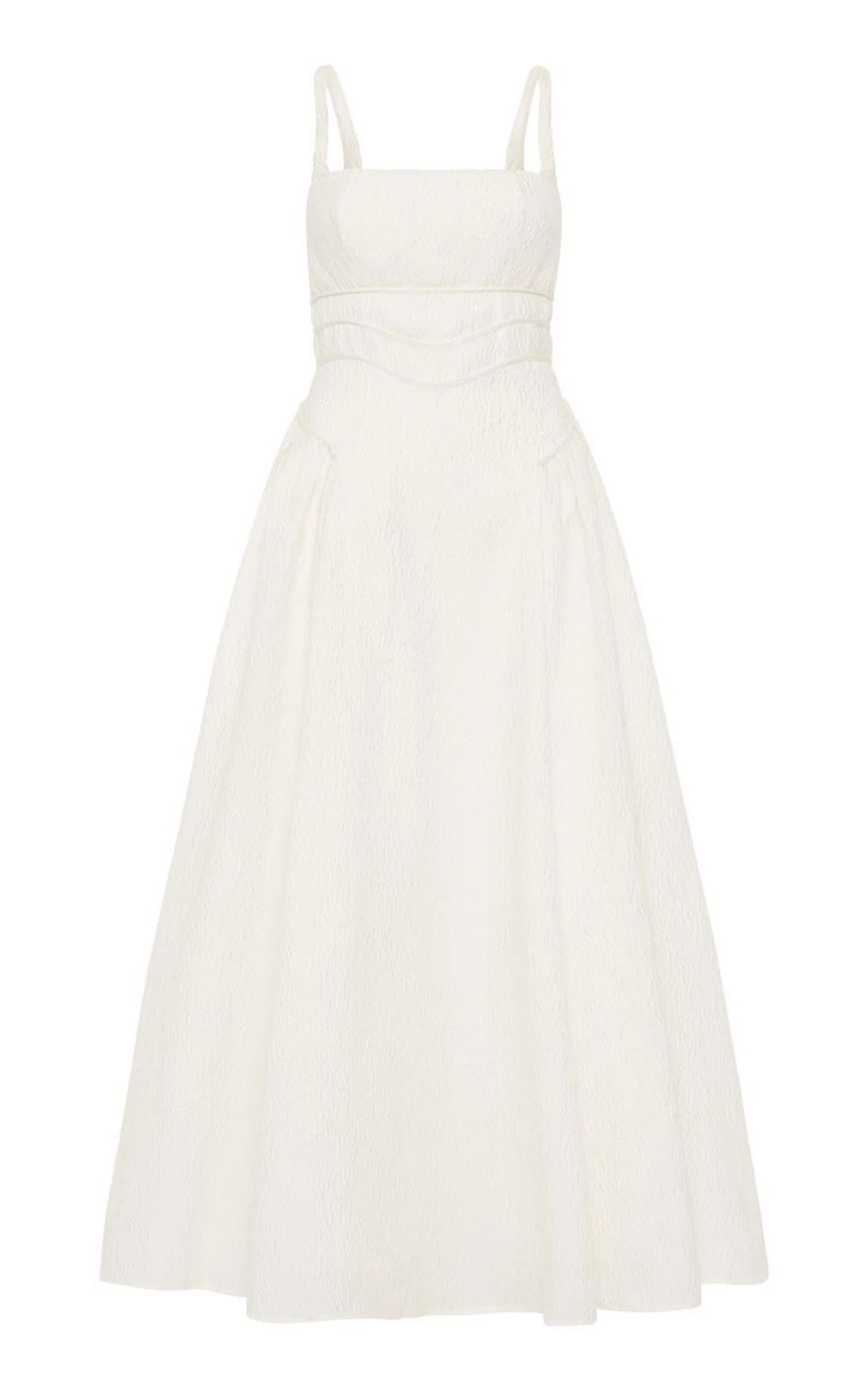 Sophia Gathered Maxi Dress ivory - 1
