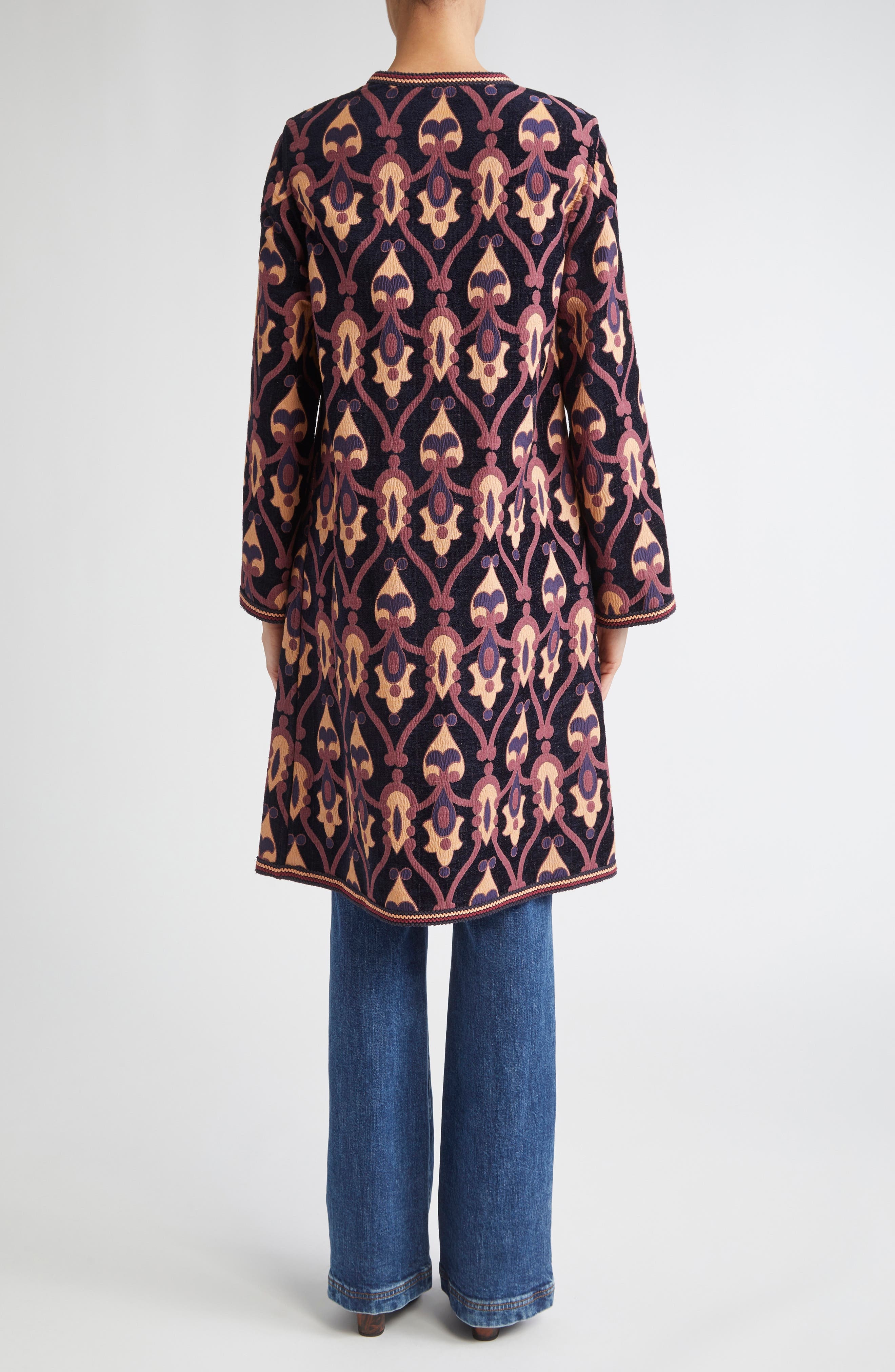 Etro Paisley Jacquard Jacket in Multicolor Blue Base at Nordstrom - 3