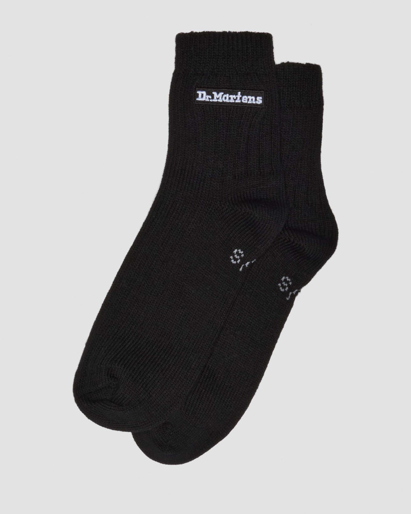 Short Athletic Logo Socks Organic Cotton Blend 1