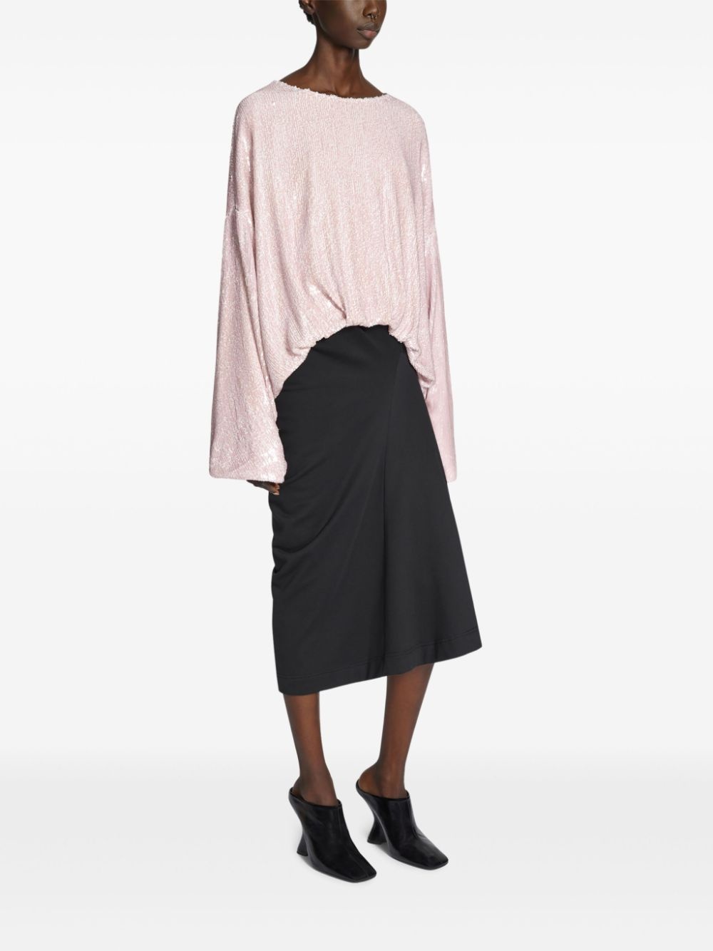 sequin-embellished top - 3