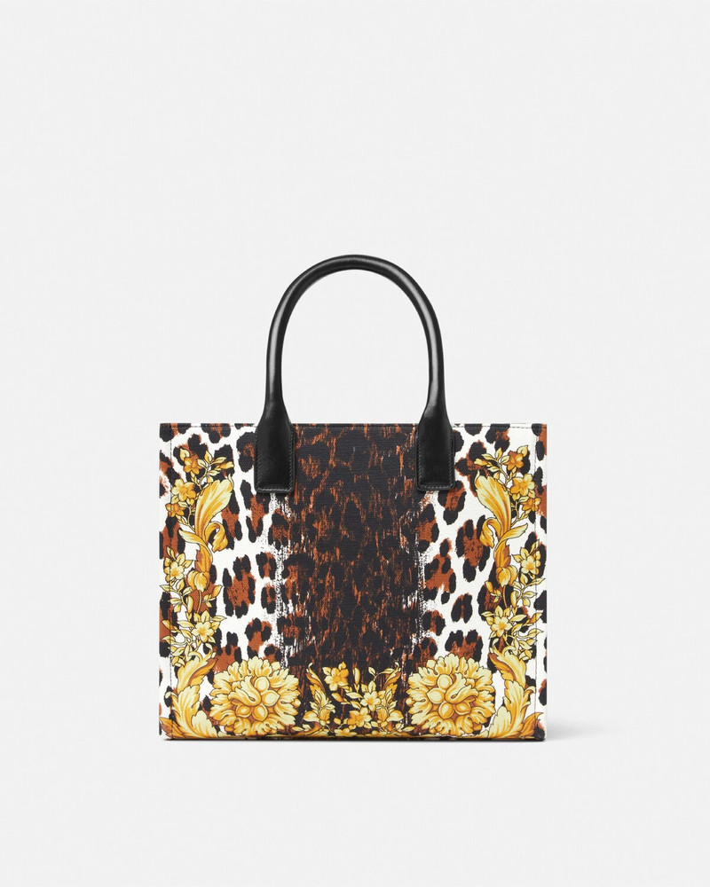 Wild Barocco Canvas Small Tote Bag 6