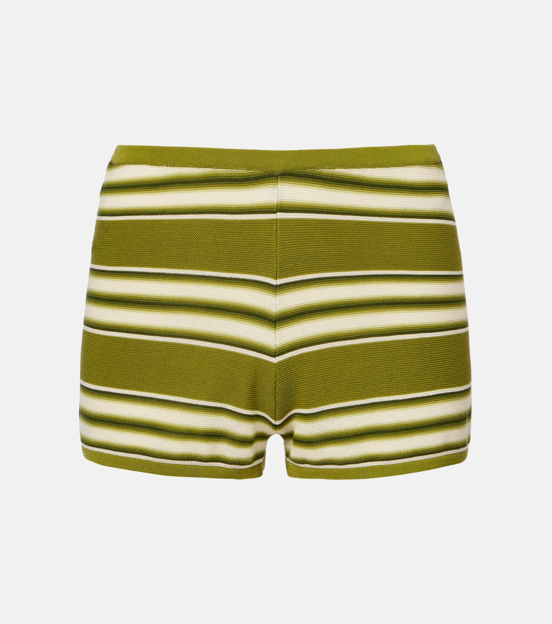 Playa striped cotton-blend shorts - 1