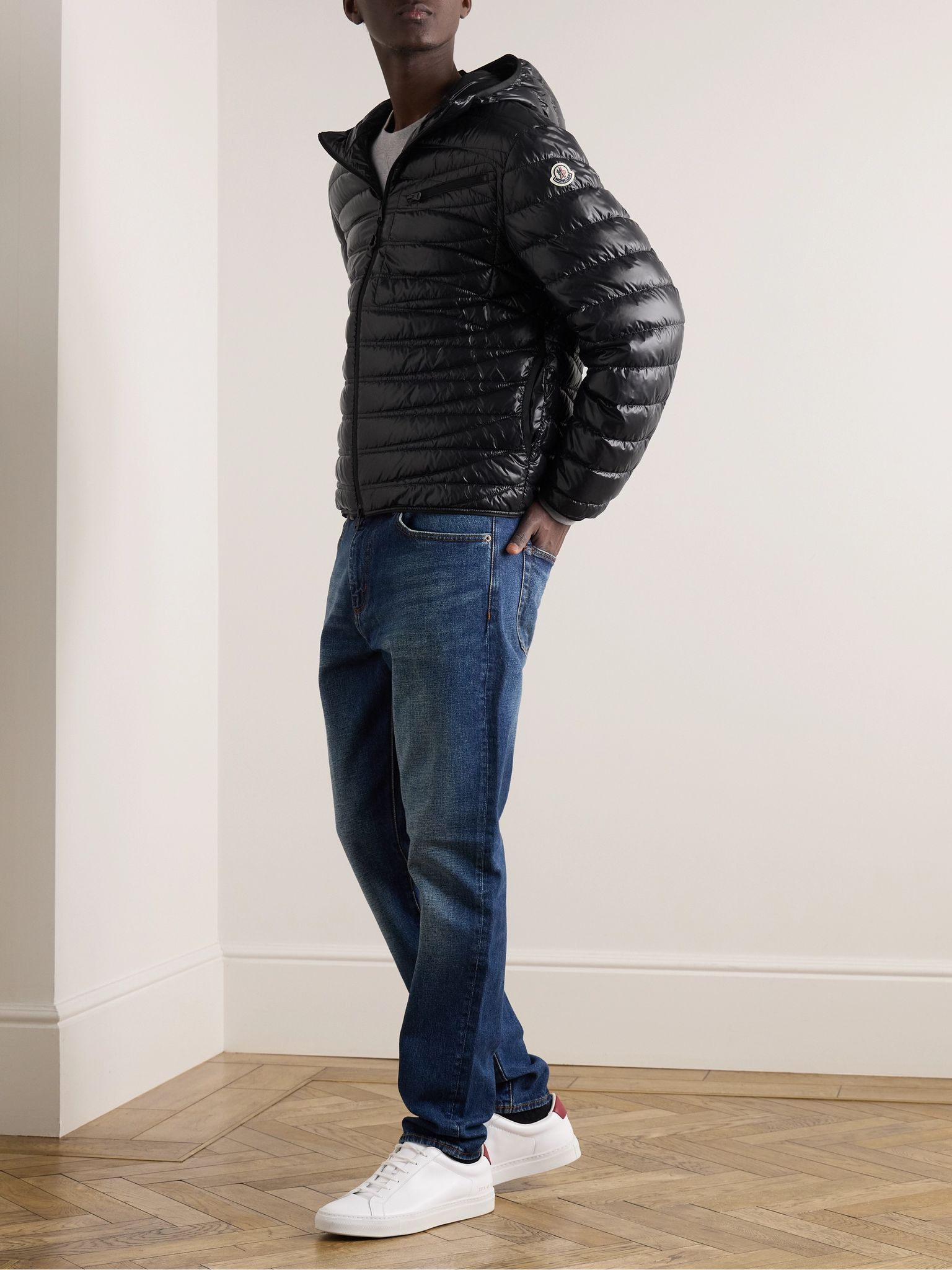 Levanter Quilted Shell Down Jacket Black - 2
