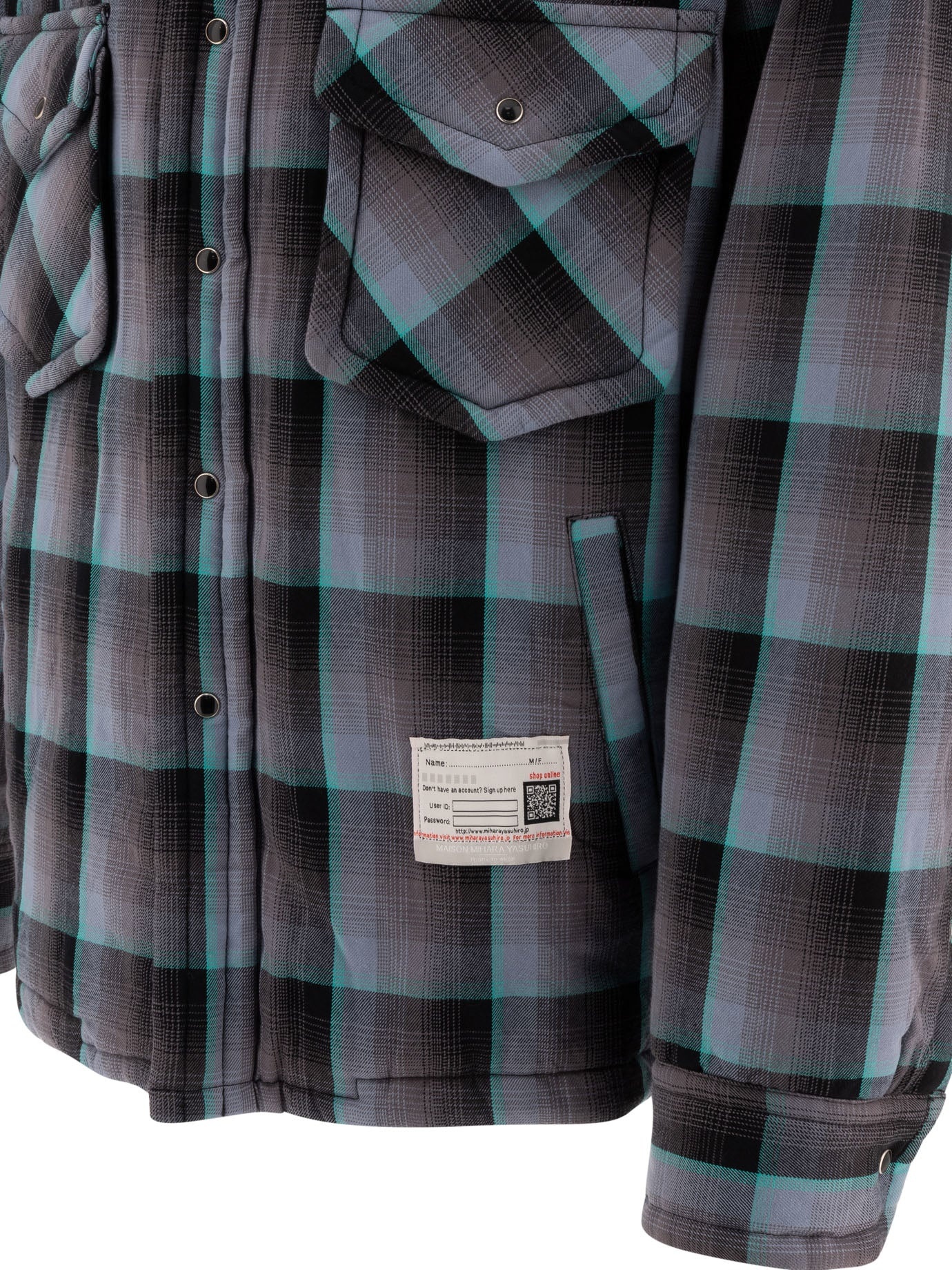 Maison Mihara Yasuhiro Padded Check Overshirt - 4