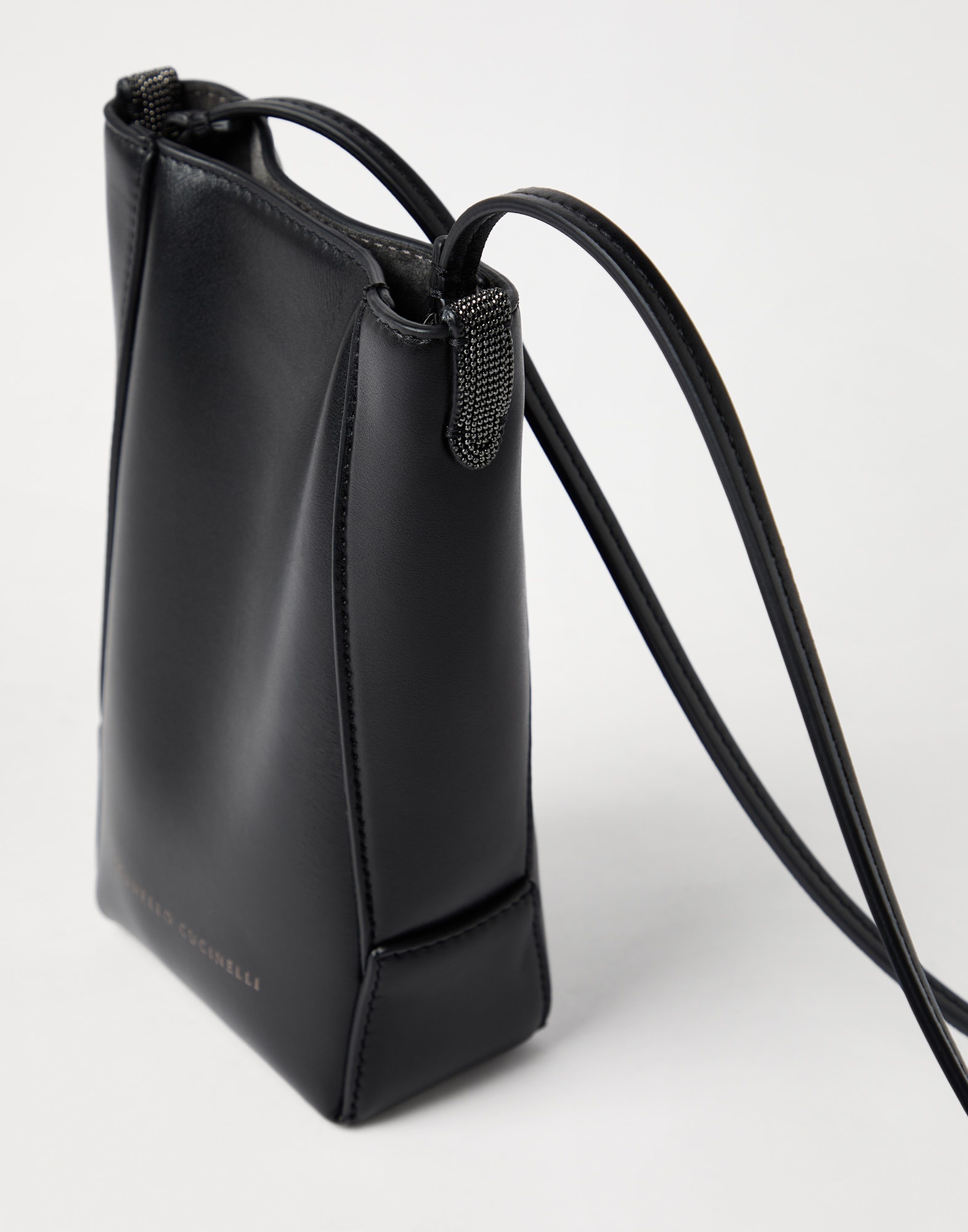 BC Duo phone holder in calfskin with monili - 3