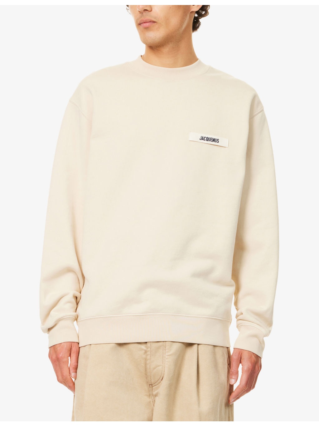 Gros Grain Crewneck Cotton-Jersey Sweatshirt - 3