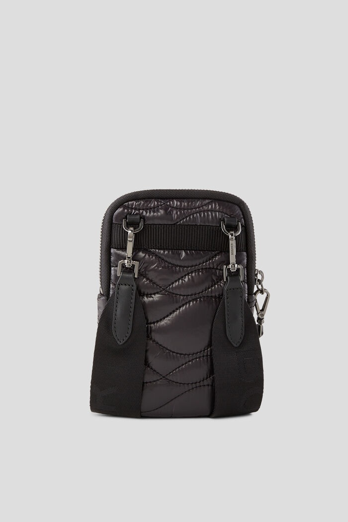 Johanna Bavarian wool smartphone pouch in Black - 3
