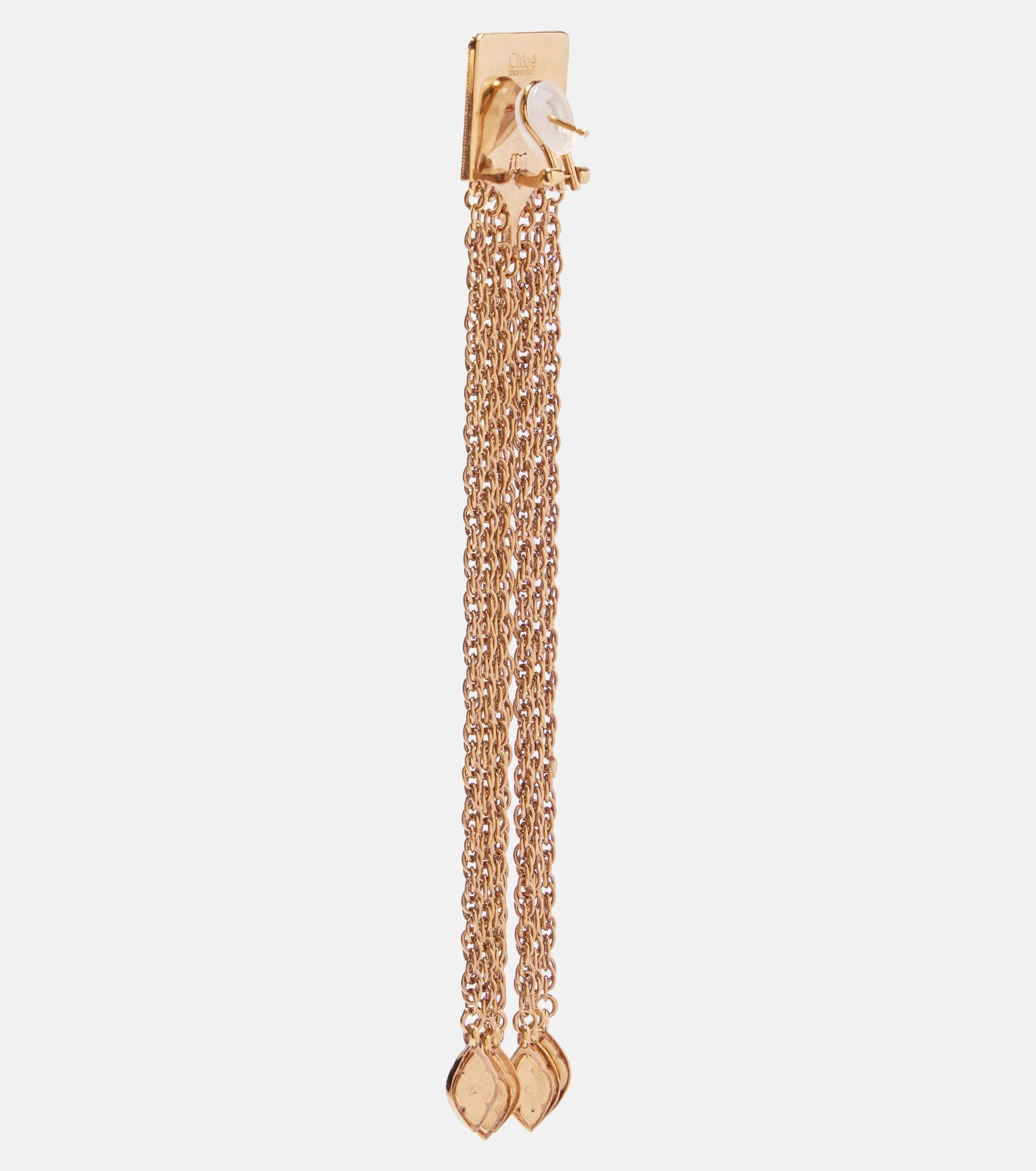 Chloé Amulet drop earrings - 5