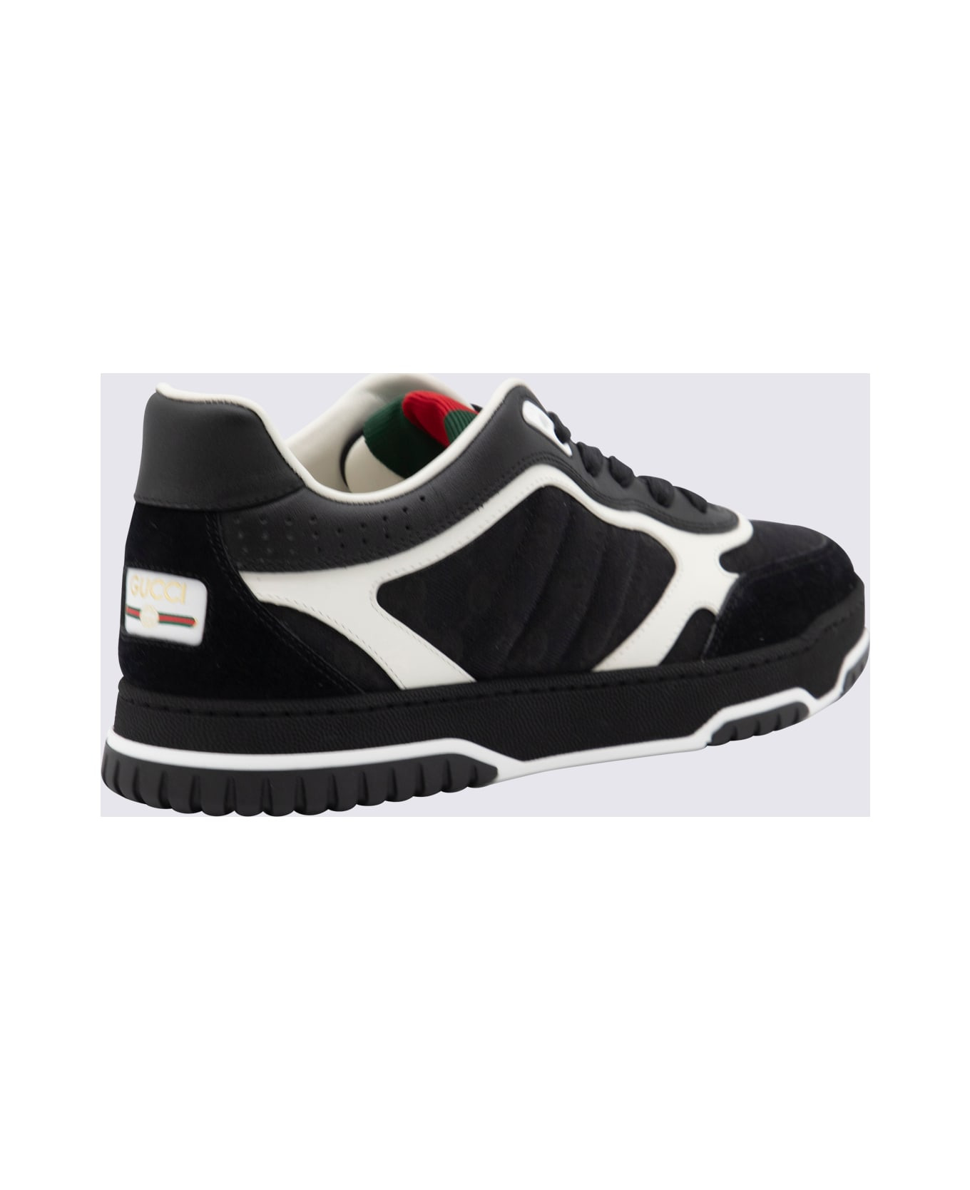 Black Leather Sneakers - 3