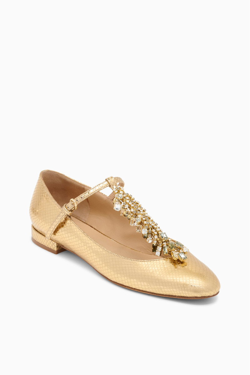 Bianca Crystal T–Strap Ballerina 4