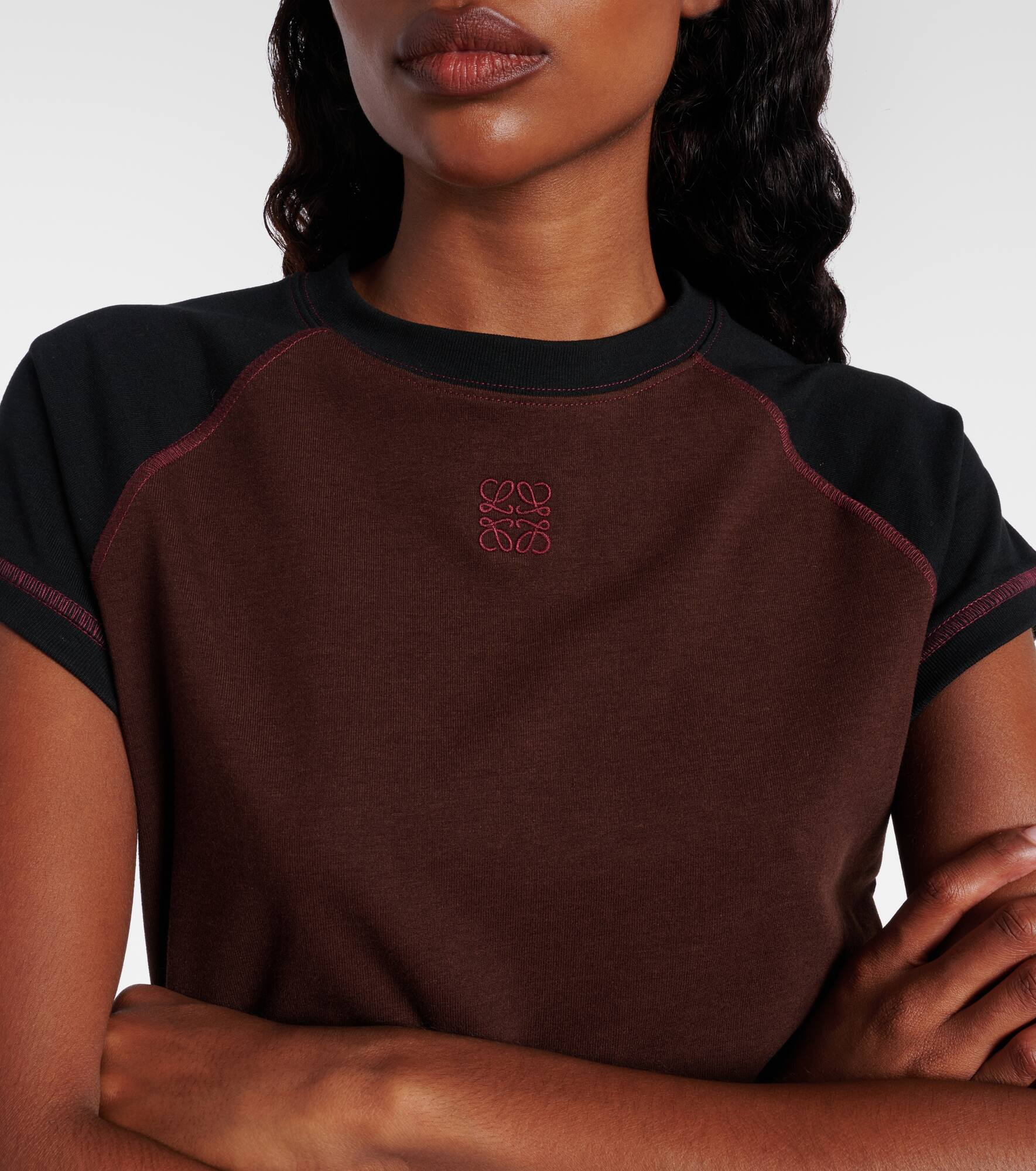 Cotton-blend T-shirt - 4