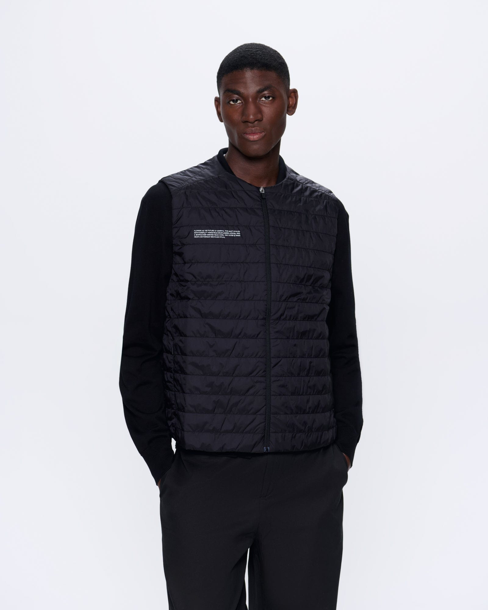 Mens Flower-Warmth Lite Gilet - Black - 3