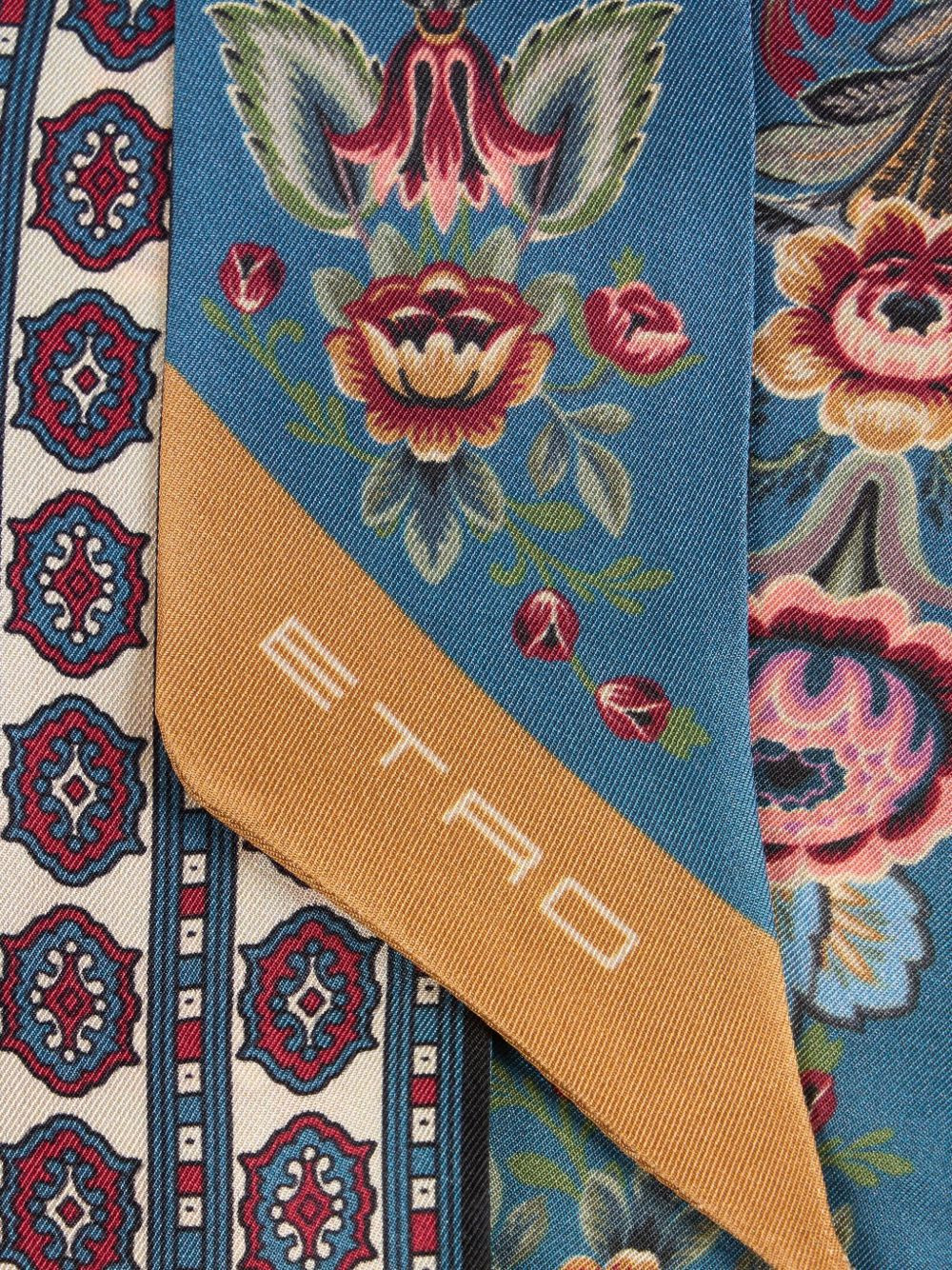 paisley-print scarf - 2