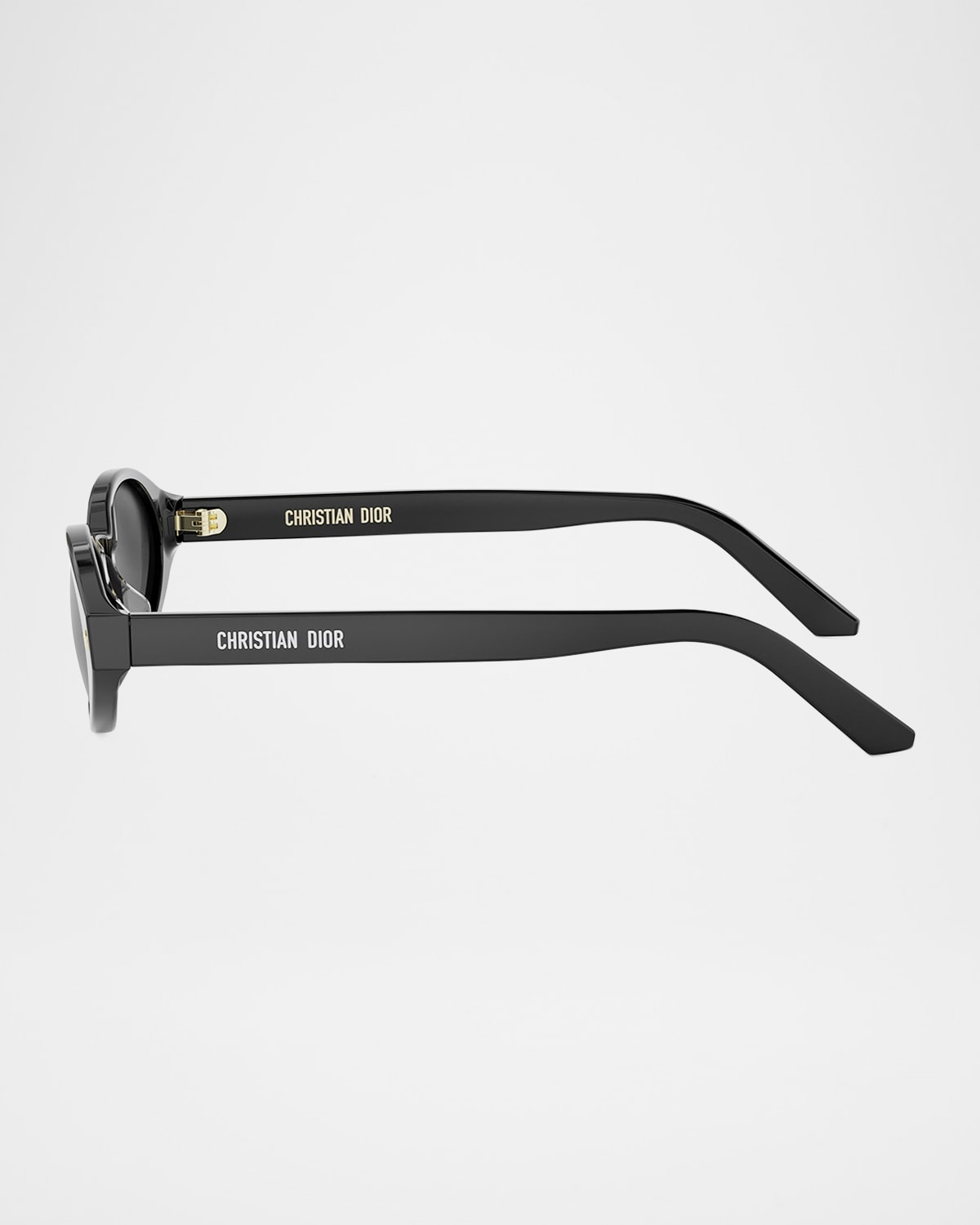 DiorPacific R1I Logo-Print Oval Sunglasses - 4