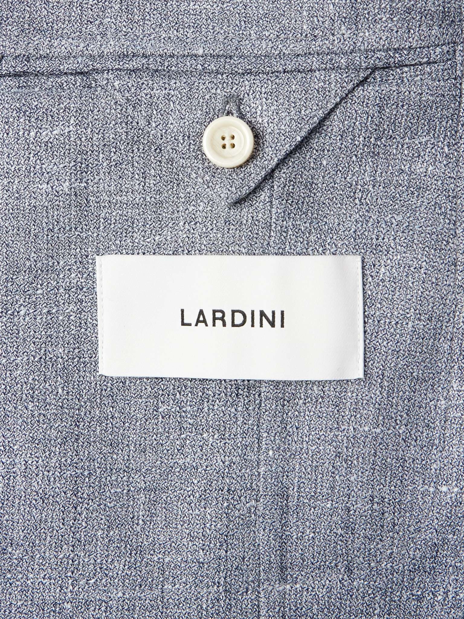 Linen and Wool-Blend Crepe Blazer - 6