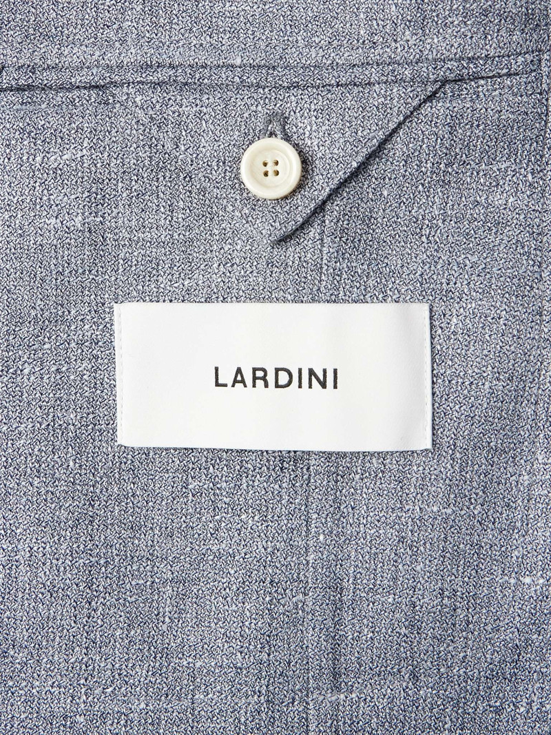 Linen and Wool-Blend Crepe Blazer 6