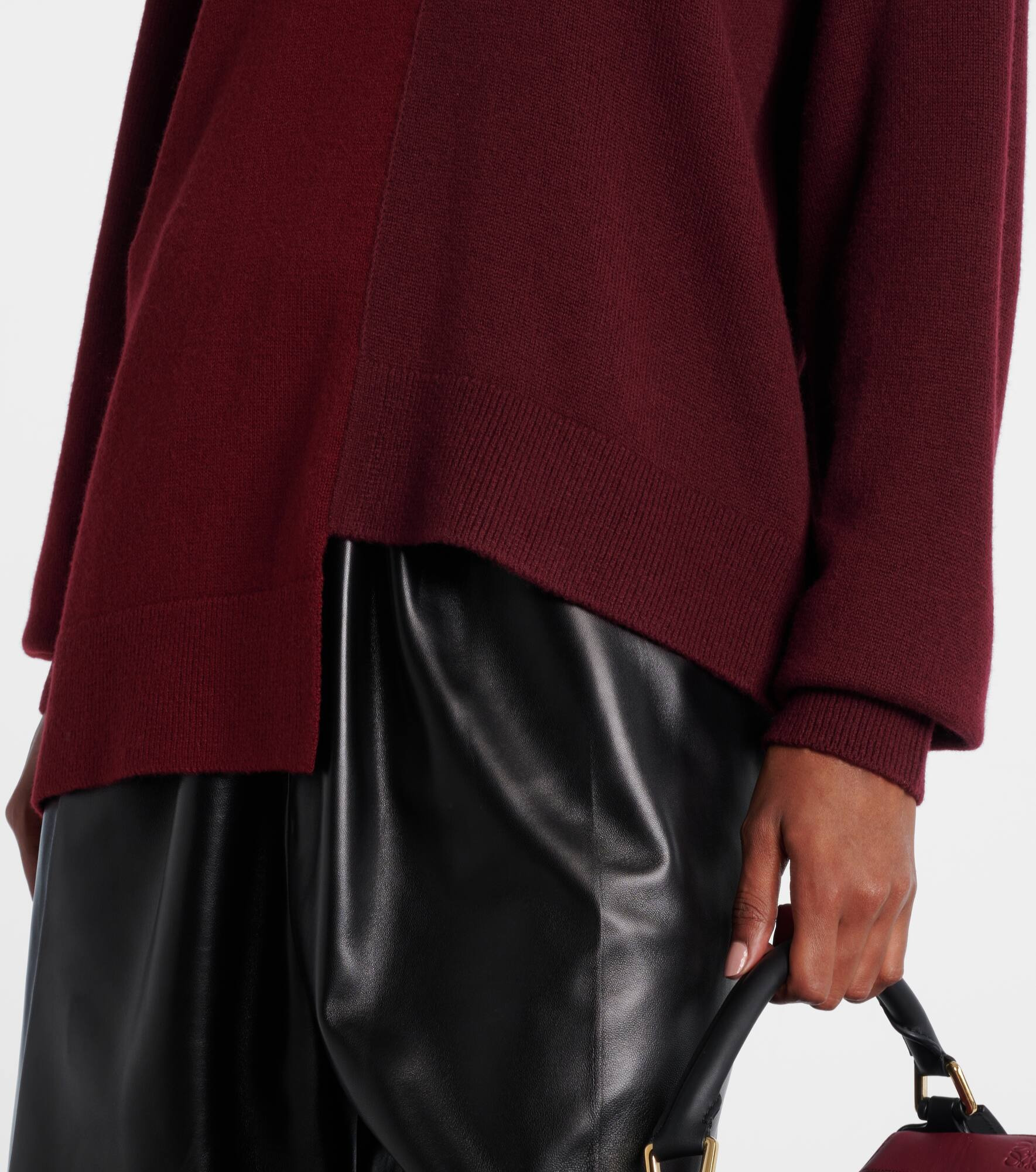 Anagram asymmetric wool-blend sweater - 5